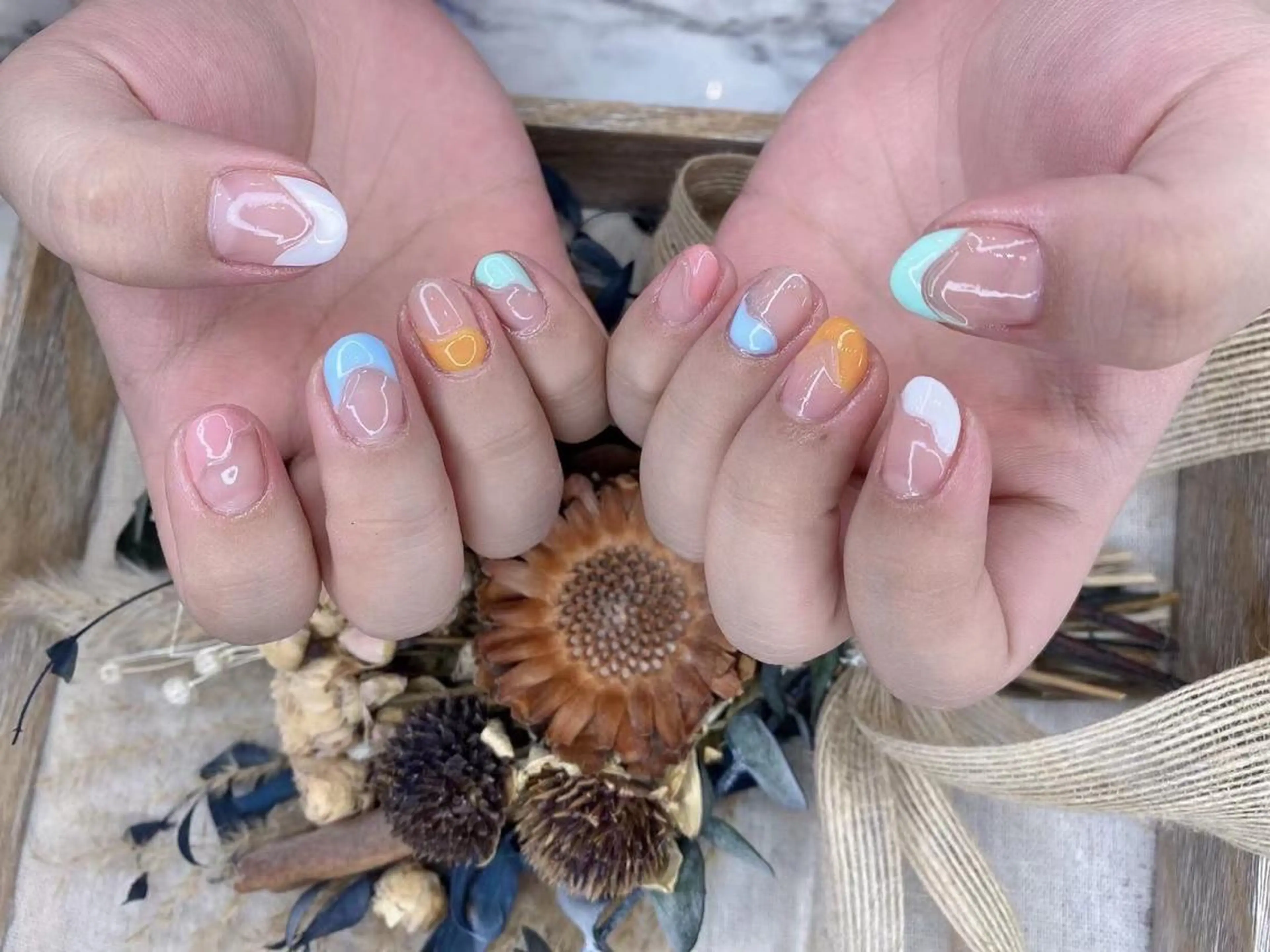 ネイル アートネイル クリアネイル Babarla　Nail　Salon所属・babarla Nailのネイルデザイン