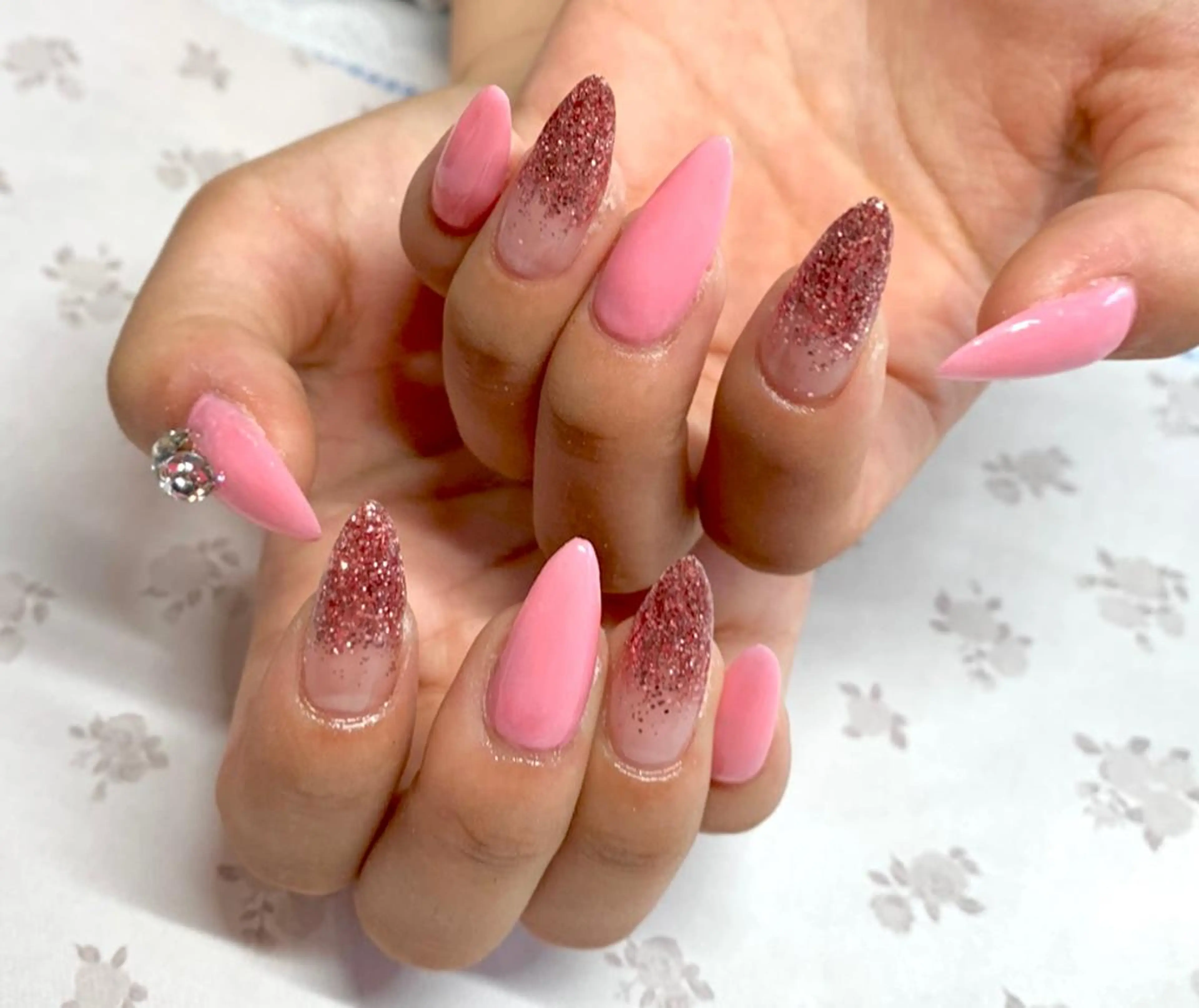 ネイル ワンカラーネイル スカルプネイル ストーンネイル ハンドネイル x.1.0.nail ♡Cのネイルデザイン