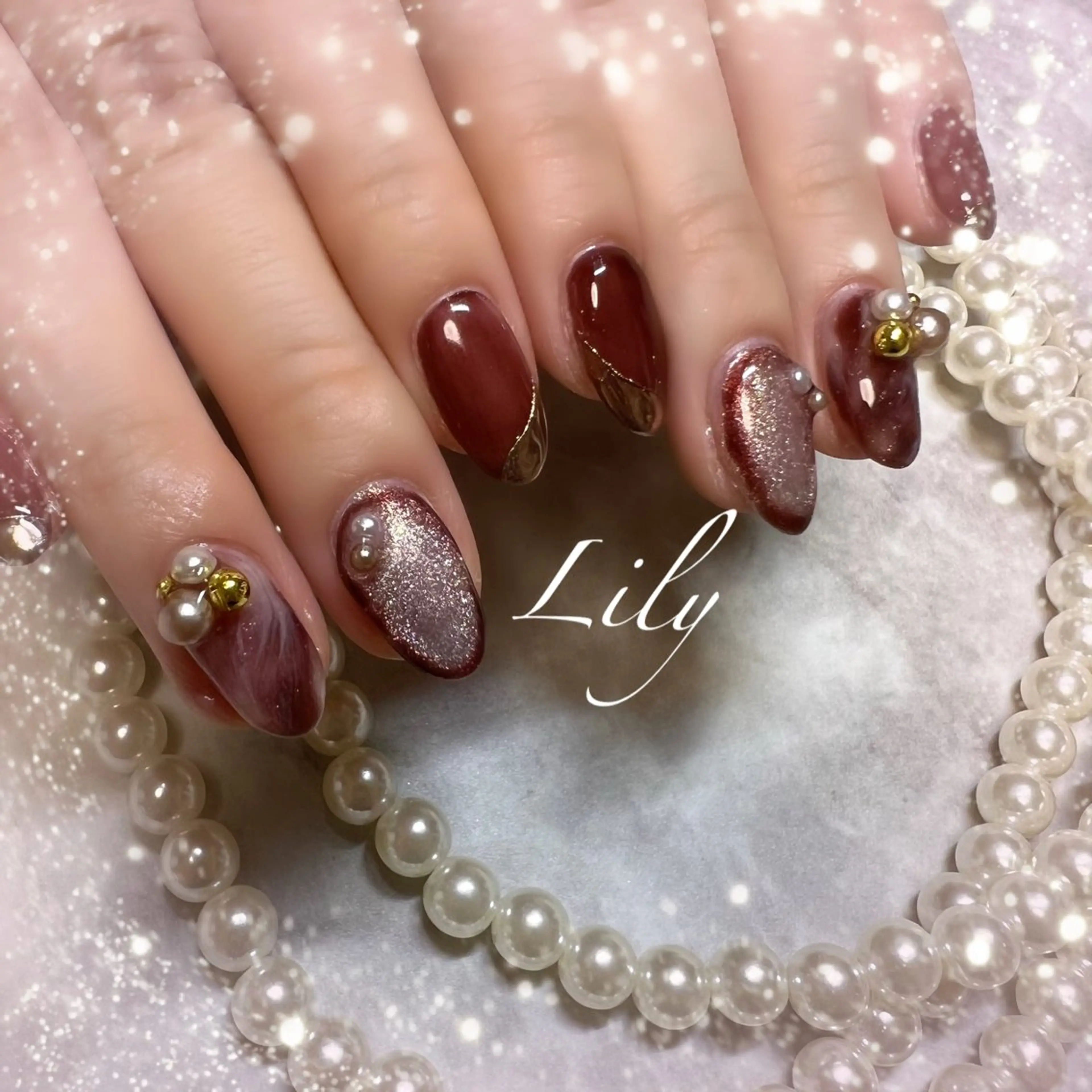 ネイル ハンドネイル Nailsalon Lilyのネイルデザイン