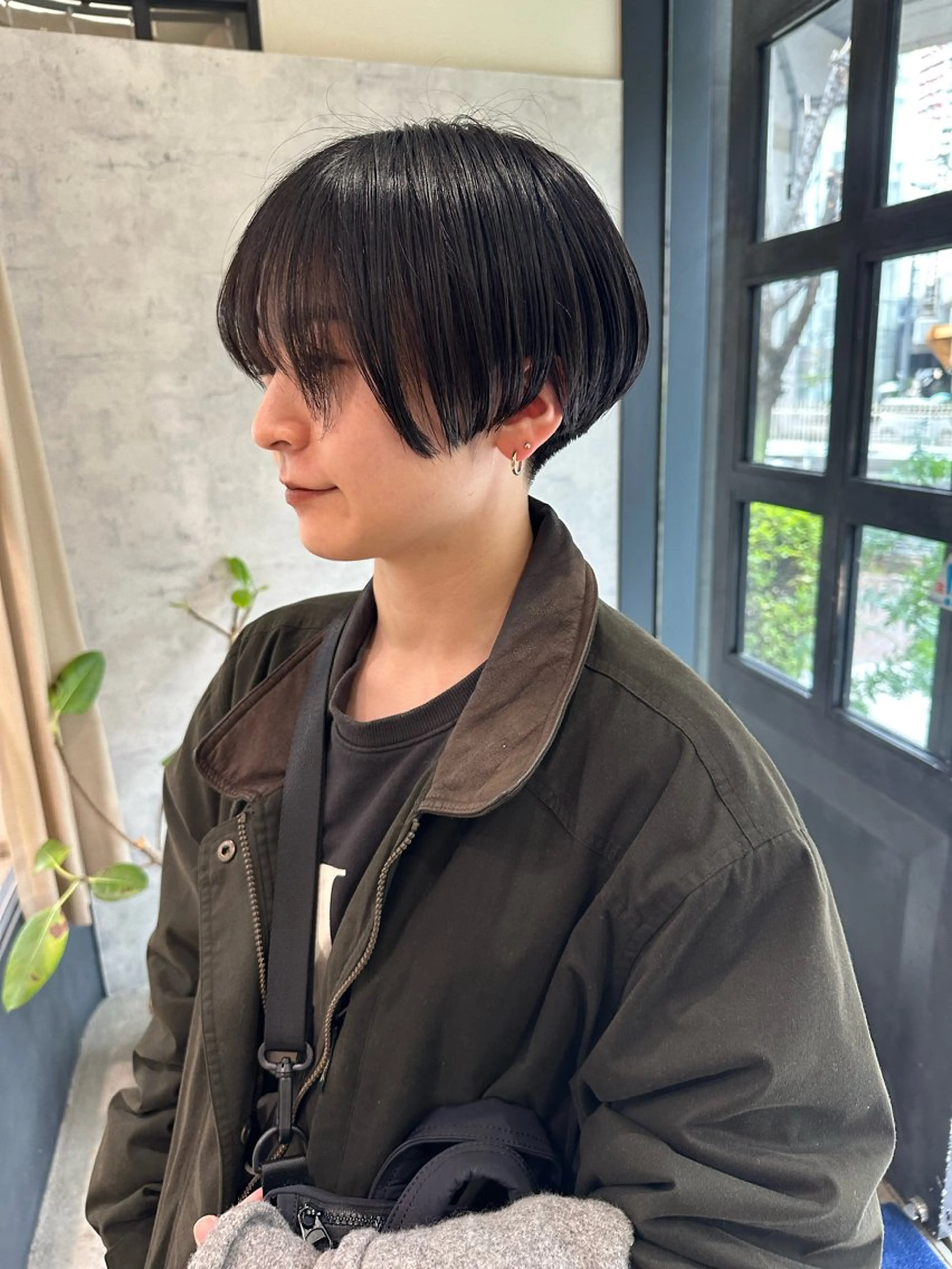 ショート カット 平野恵/透明感カラー ブリーチ/ボブのヘアスタイル