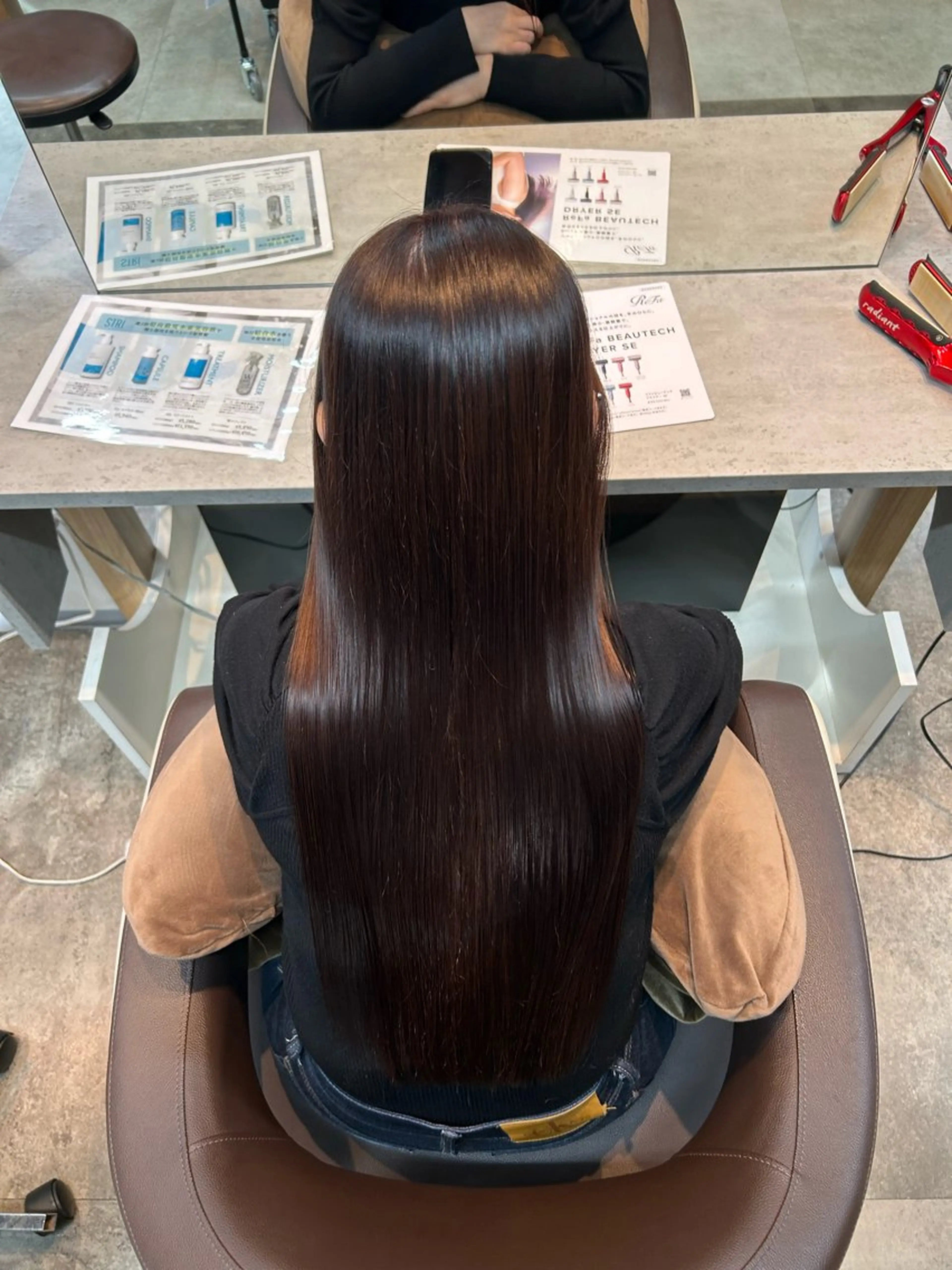 ロング カラー ヘアカラー 縮毛矯正 髪質改善KUON所属・加賀谷 翠のヘアスタイル