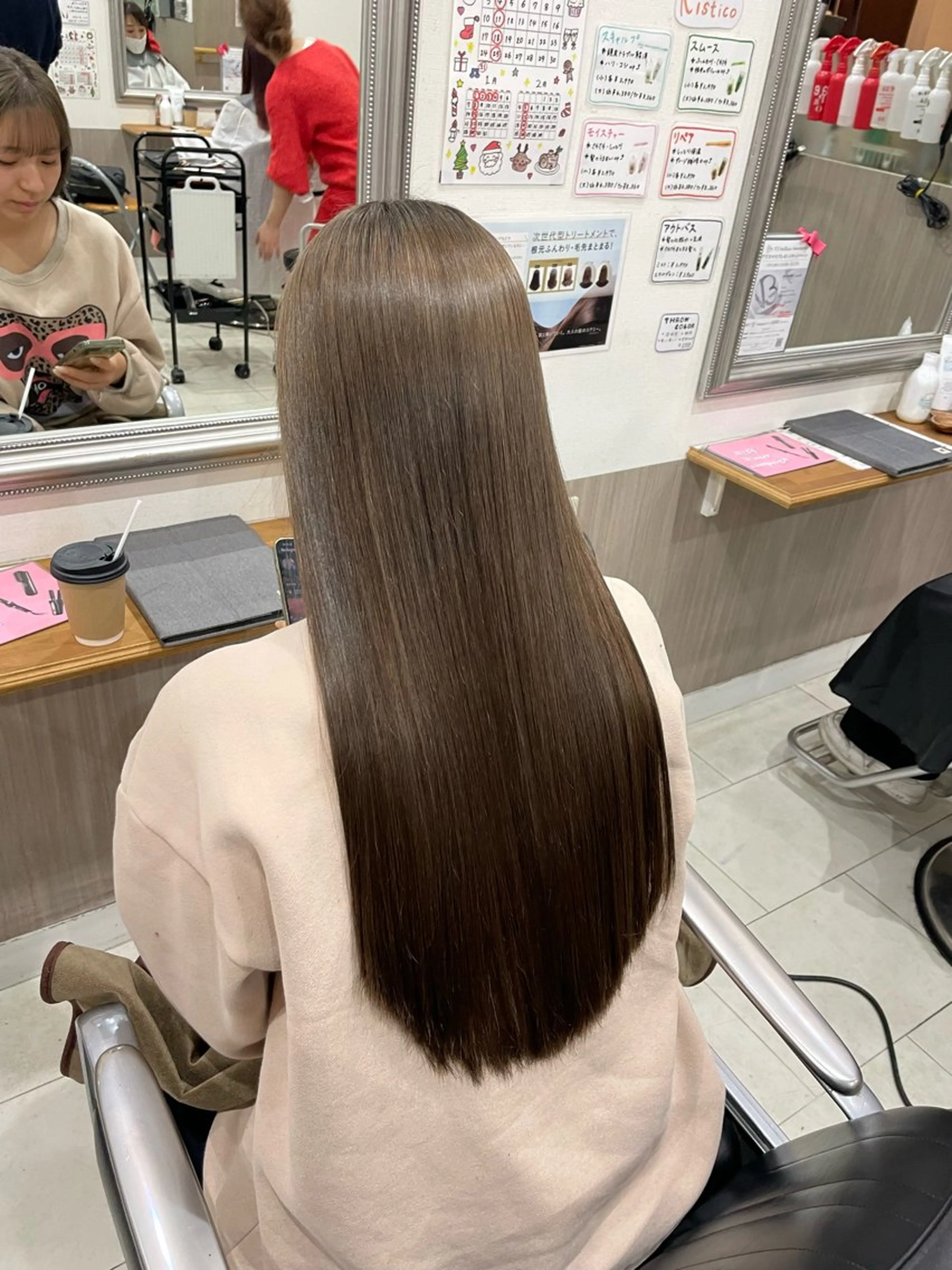 カラー ヘアカラー 艶髪🥣透明感カラー 🫧前田奈津実のヘアスタイル