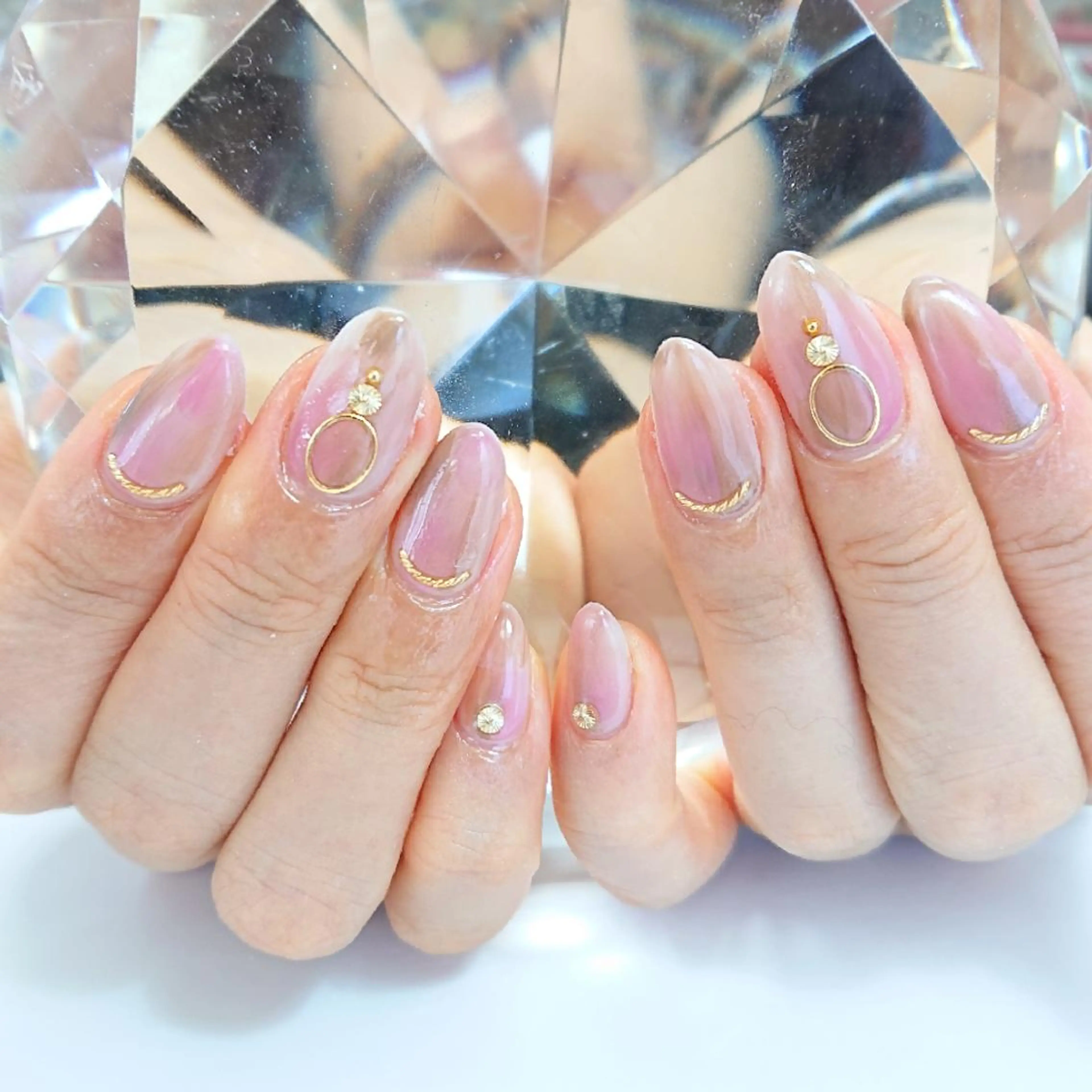 ネイル クリアネイル ハンドネイル Coco Girlsのネイルデザイン