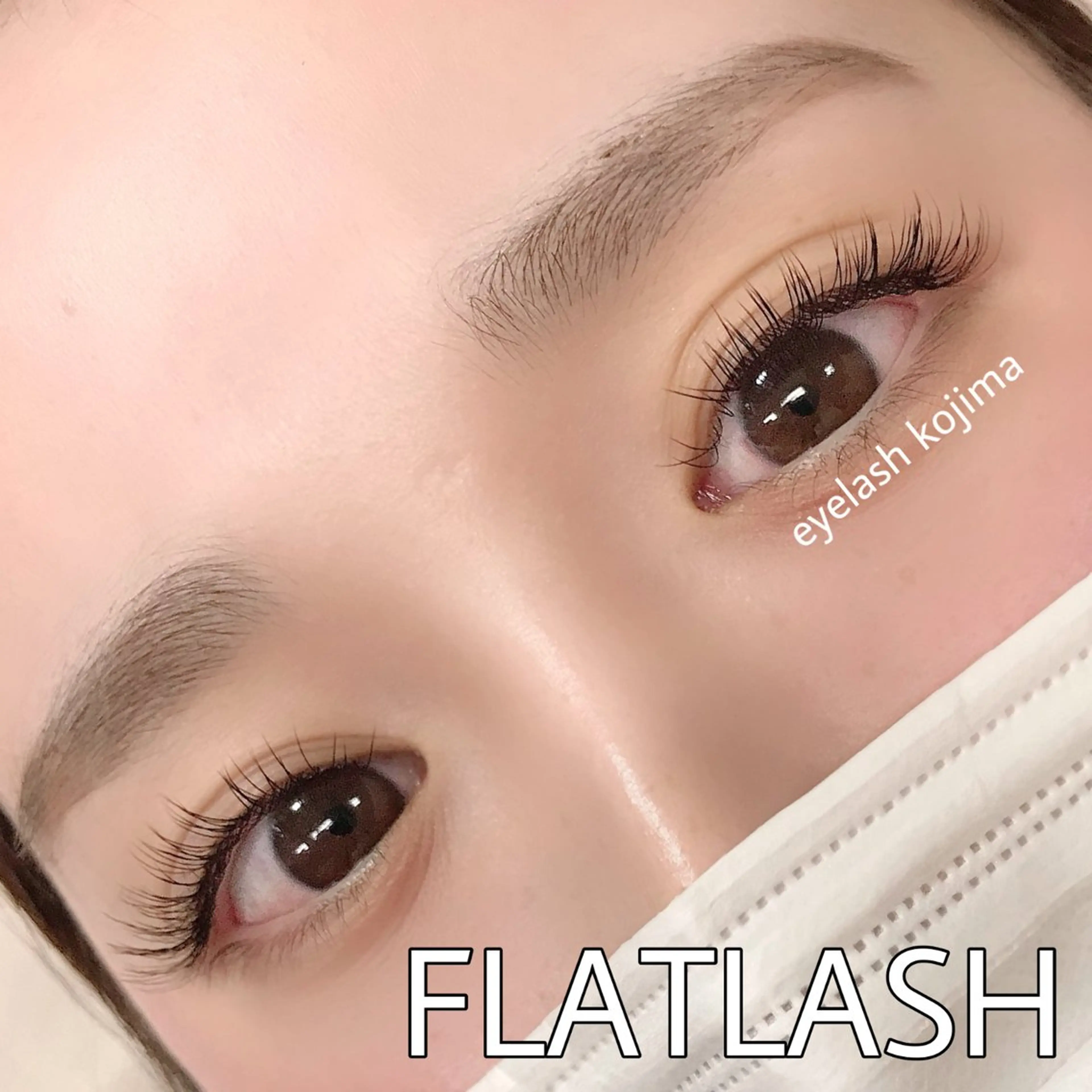 マツエク・マツパ フラットラッシュ Trinity eyelashのマツエク・マツパデザイン