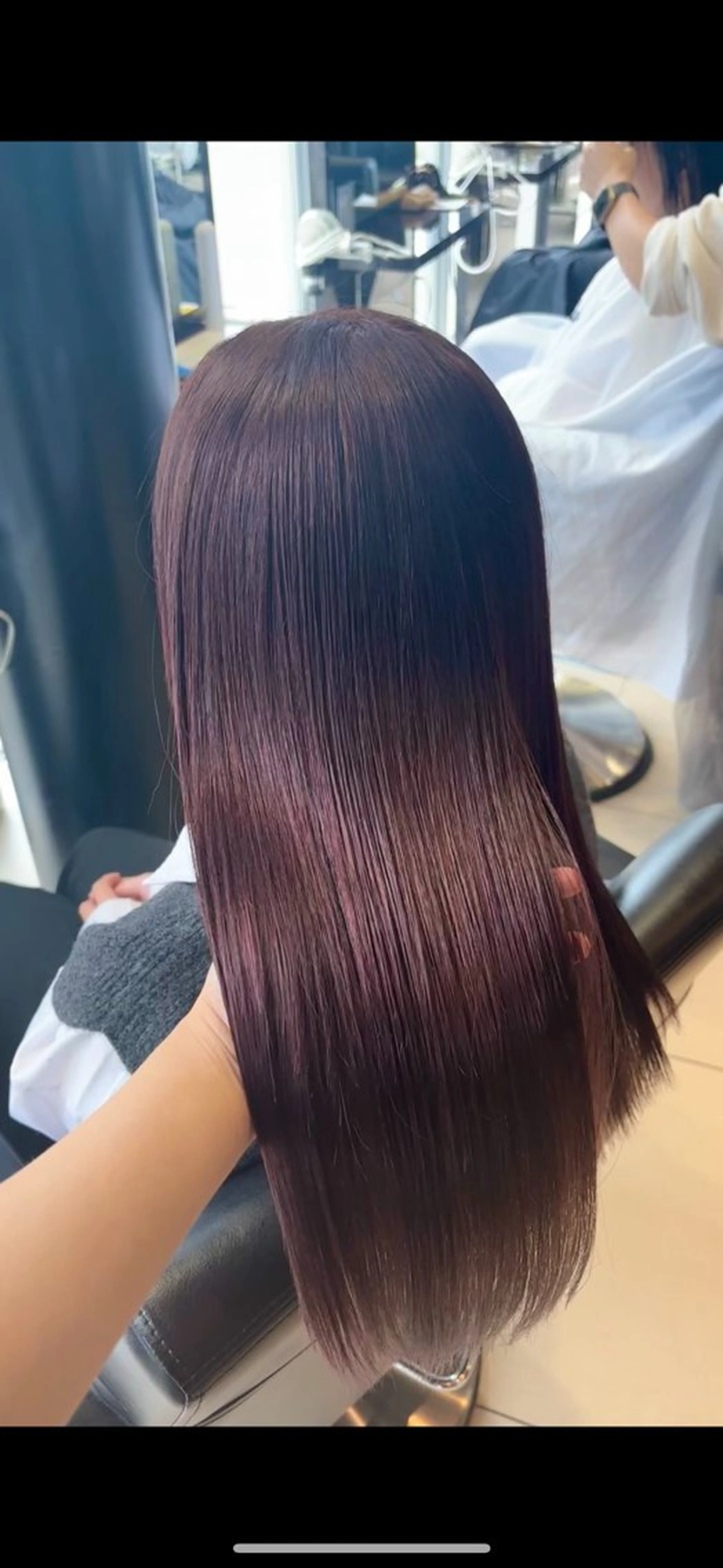 ロング カラー 田川 弥空のヘアスタイル