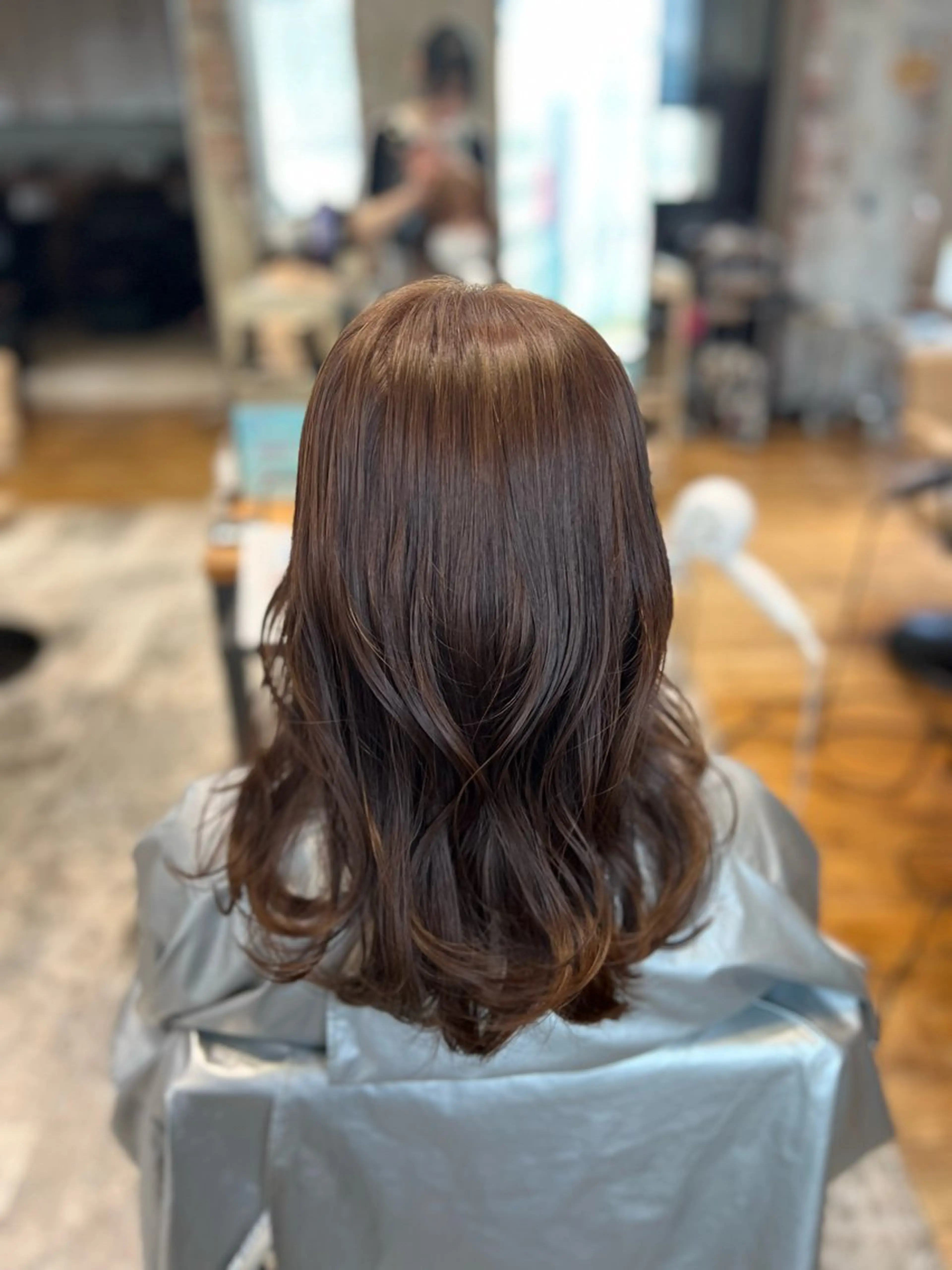 ミディアム トリートメント ヘアカラー トリートメント AFLOAT RUVUA Smart Salon所属・韓国ヘア🎀/パーマ ブロー/めぐみ/新宿のヘアスタイル
