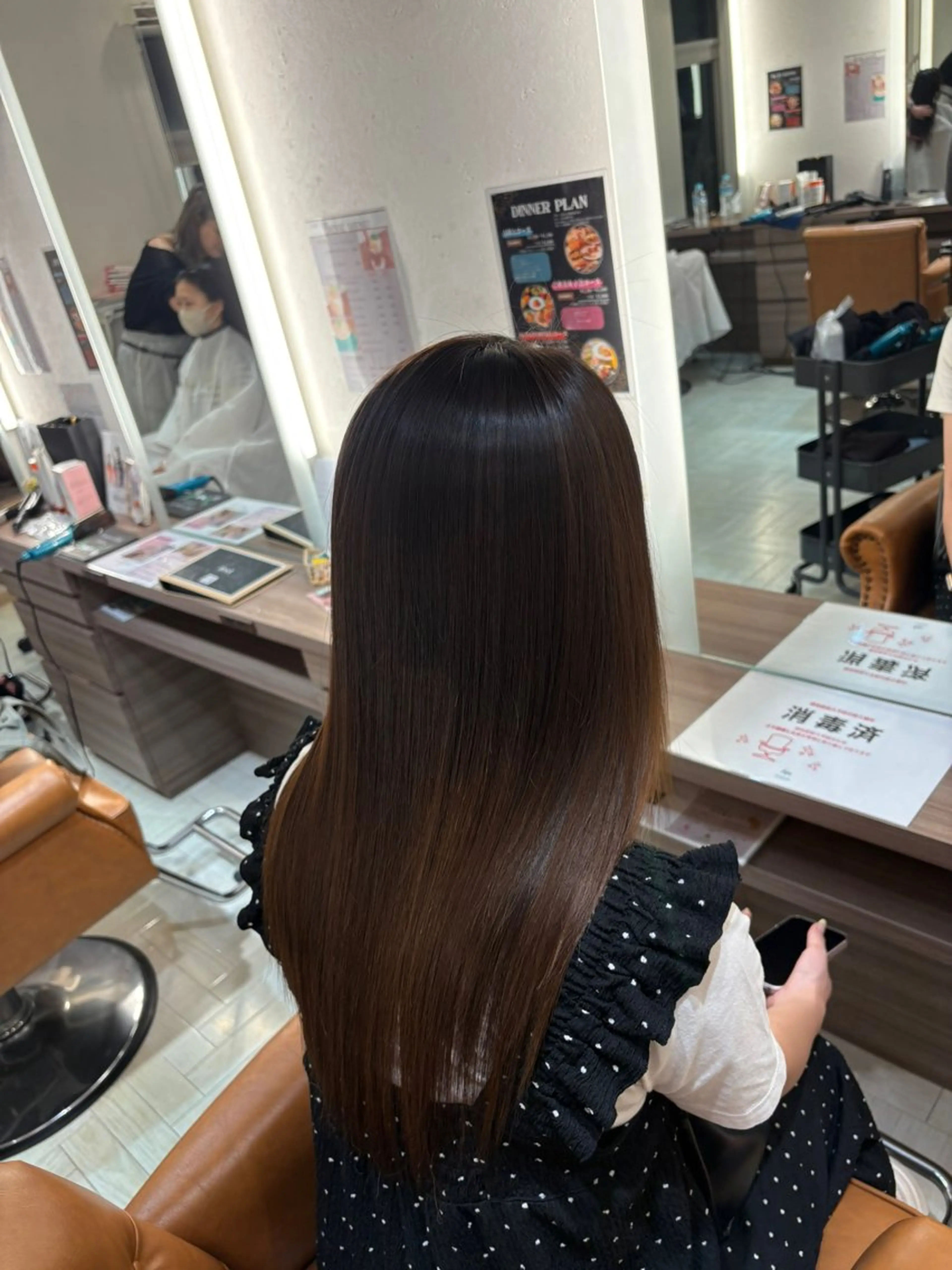 ロング カット 縮毛矯正 トリートメント 西元 群/艶髪/髪質改善のヘアスタイル