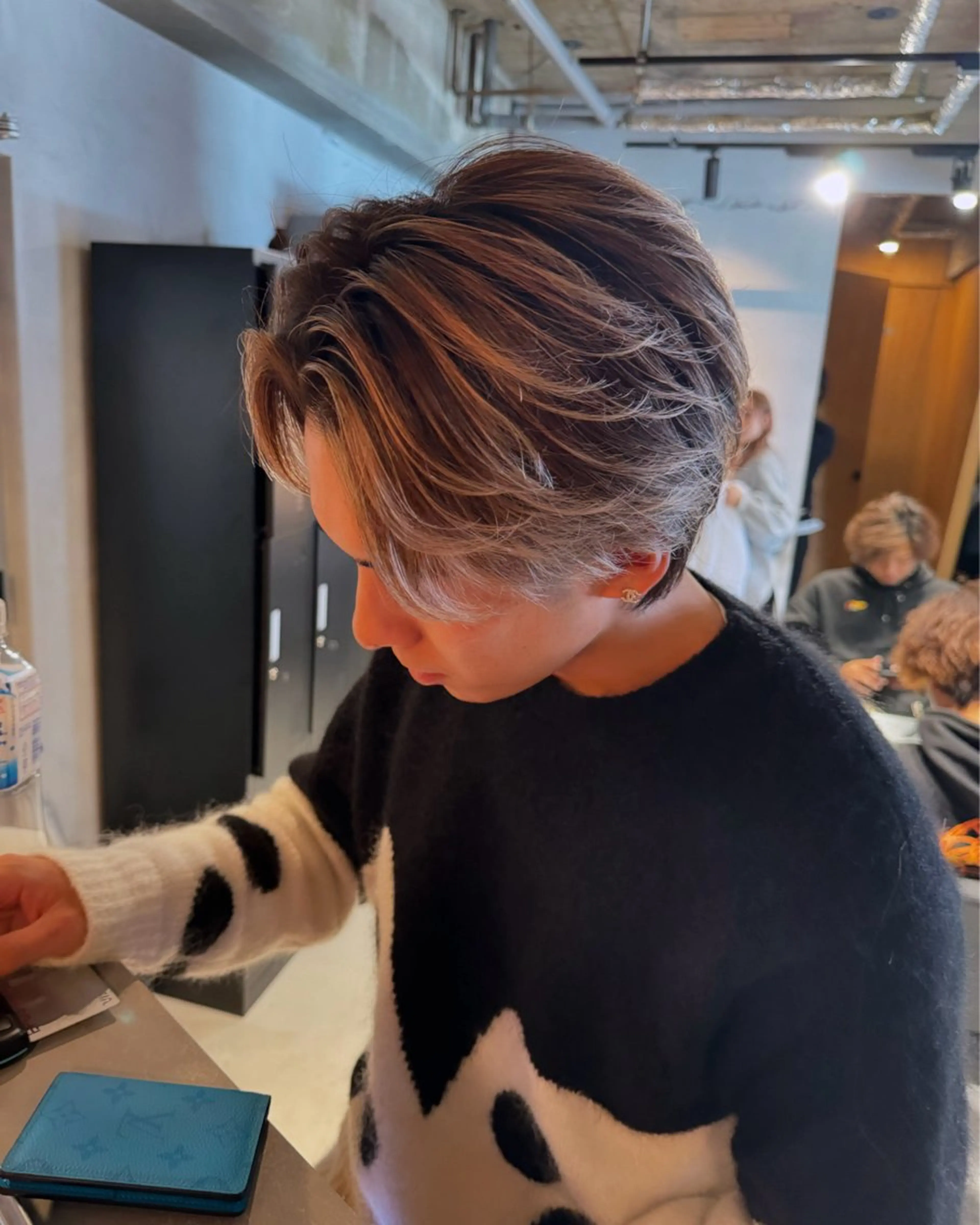 ミディアム カラー パーマ ヘアアレンジ メンズ メンズ特化 しゅうへいのヘアスタイル