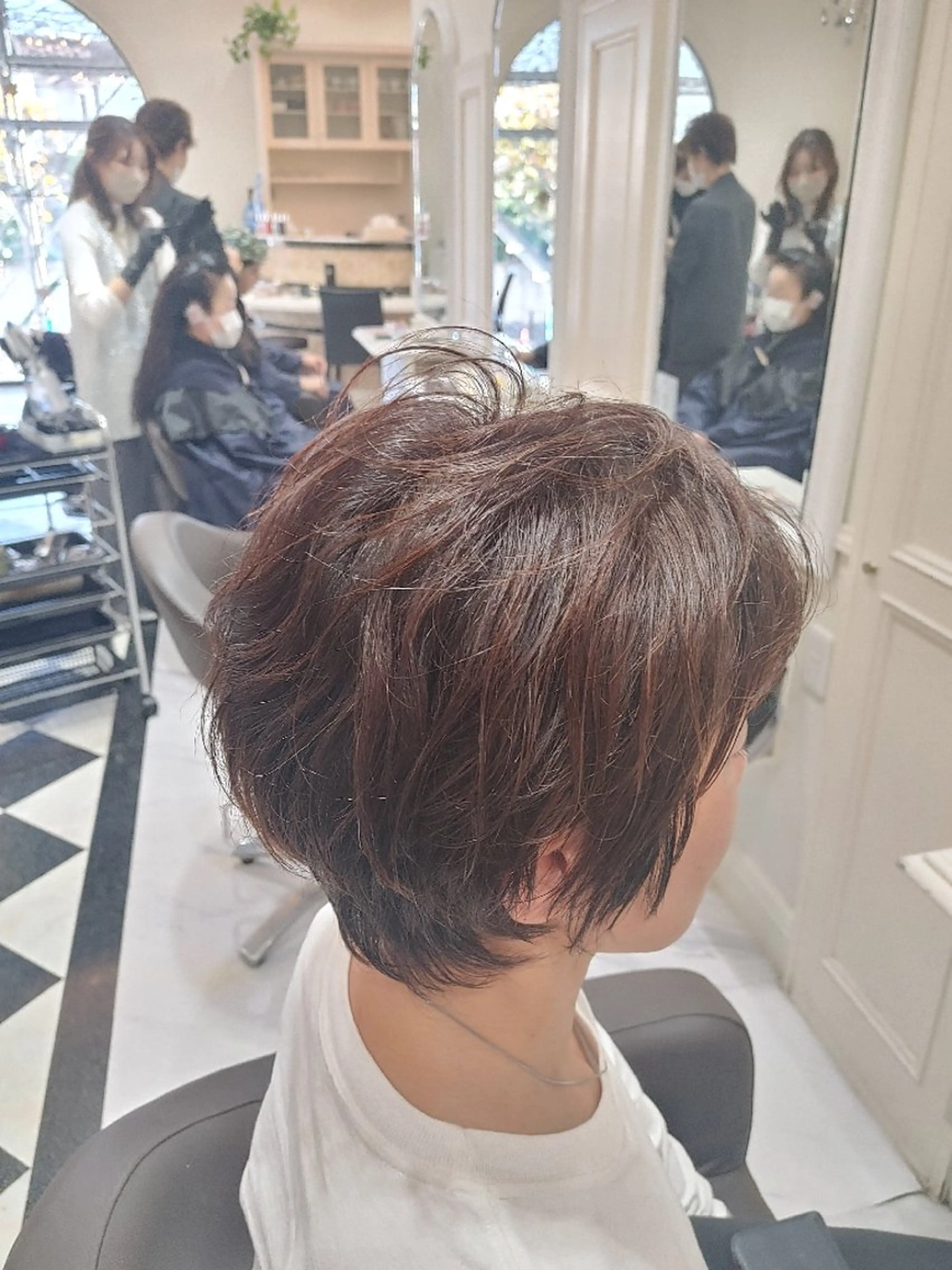 ショート トリートメント 中村 裕昭のヘアスタイル