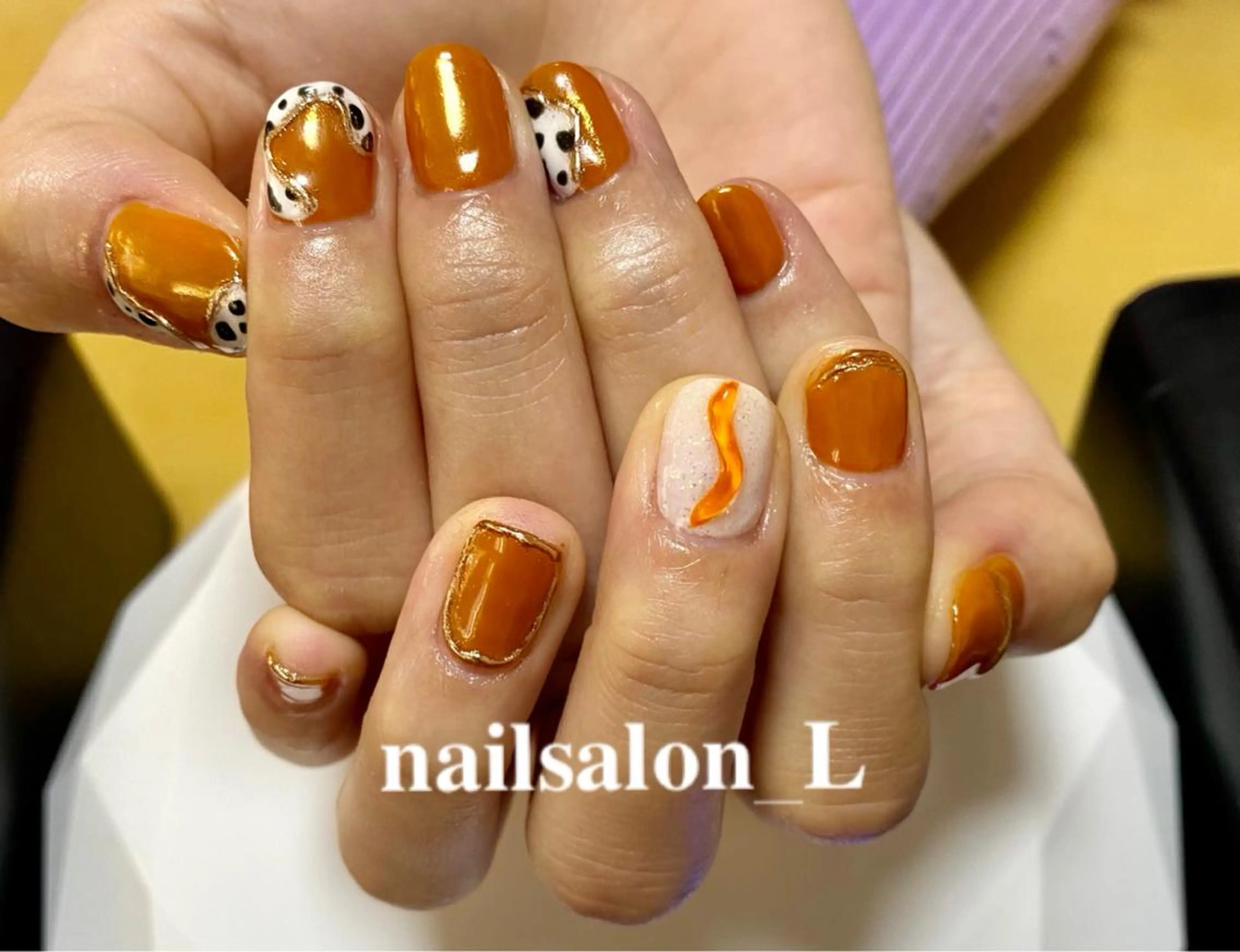 ネイル 持ち込み ニュアンスネイル NAILSALON Ｌのネイルデザイン