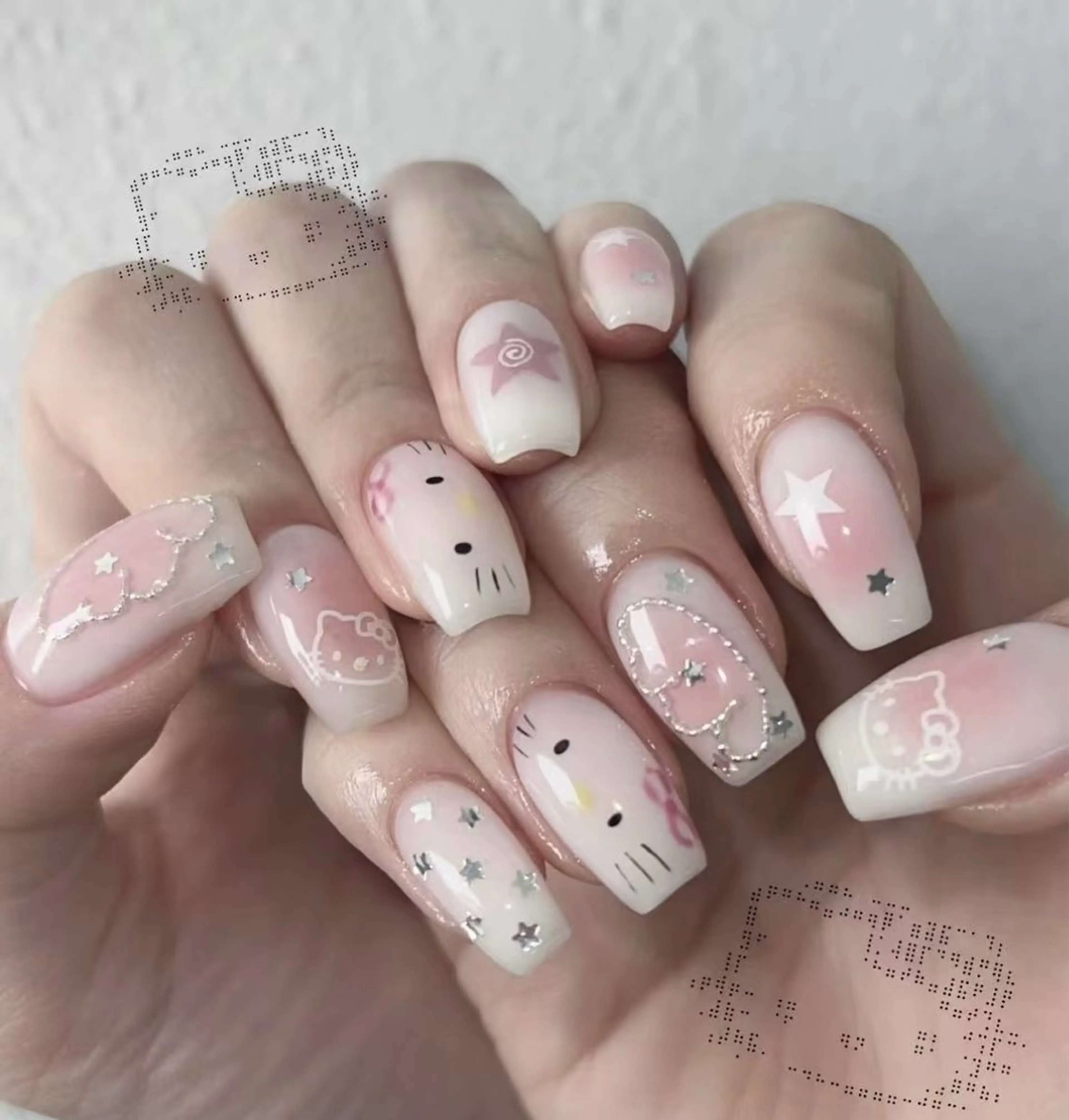 ネイル アートネイル チークネイル 長さ出し フットネイル フレンチネイル YK美学院(ネイル/マツエク)所属・RiRi YK ネイルのネイルデザイン