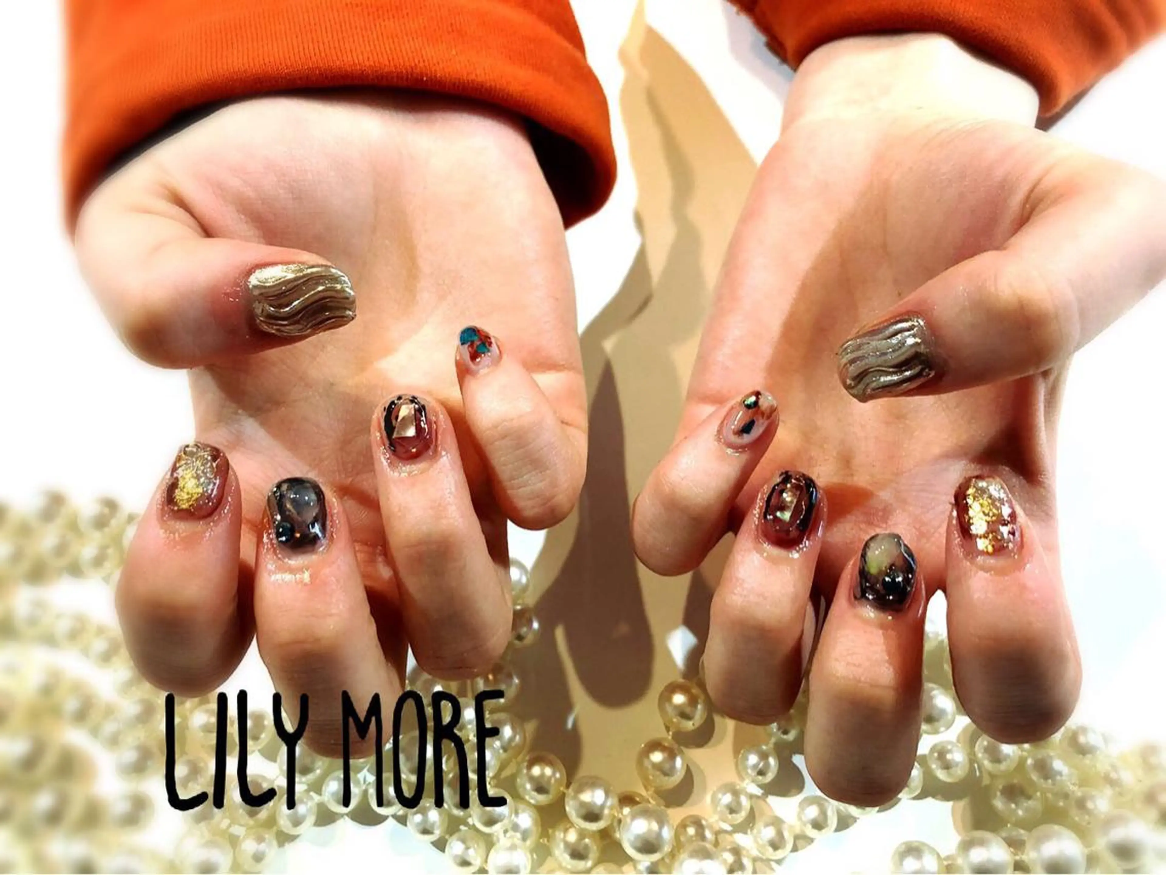 ネイル ニュアンスネイル Lily closetのネイルデザイン