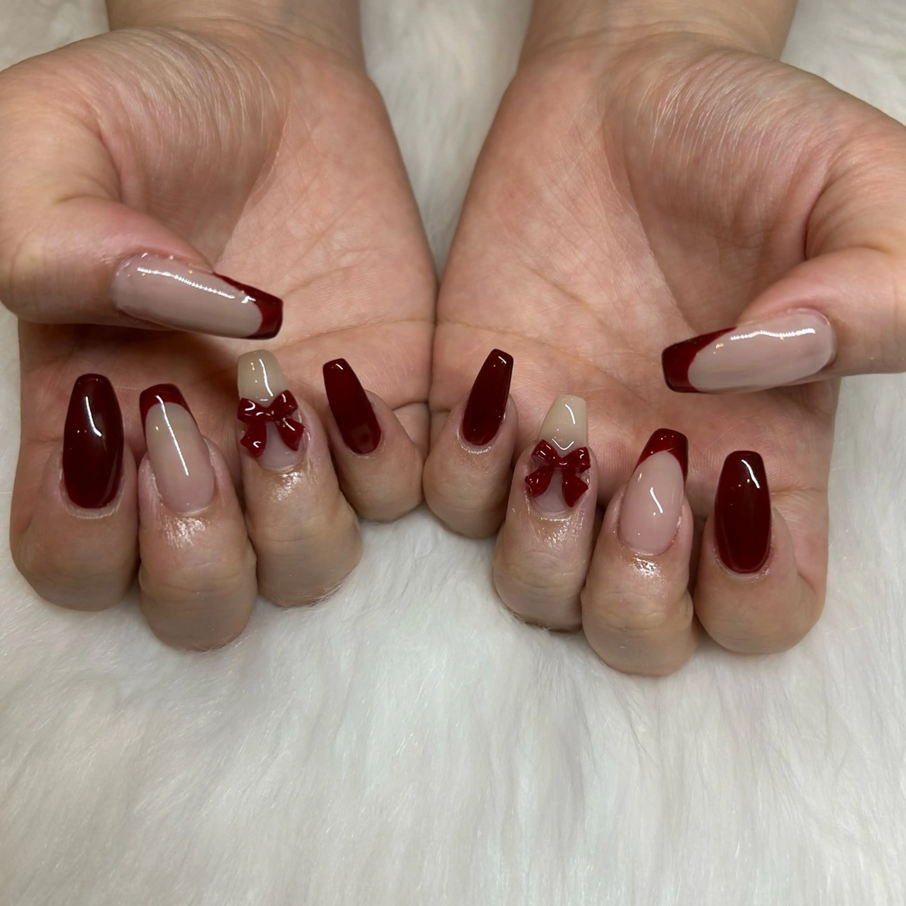 ロング HANA うるののネイルデザイン