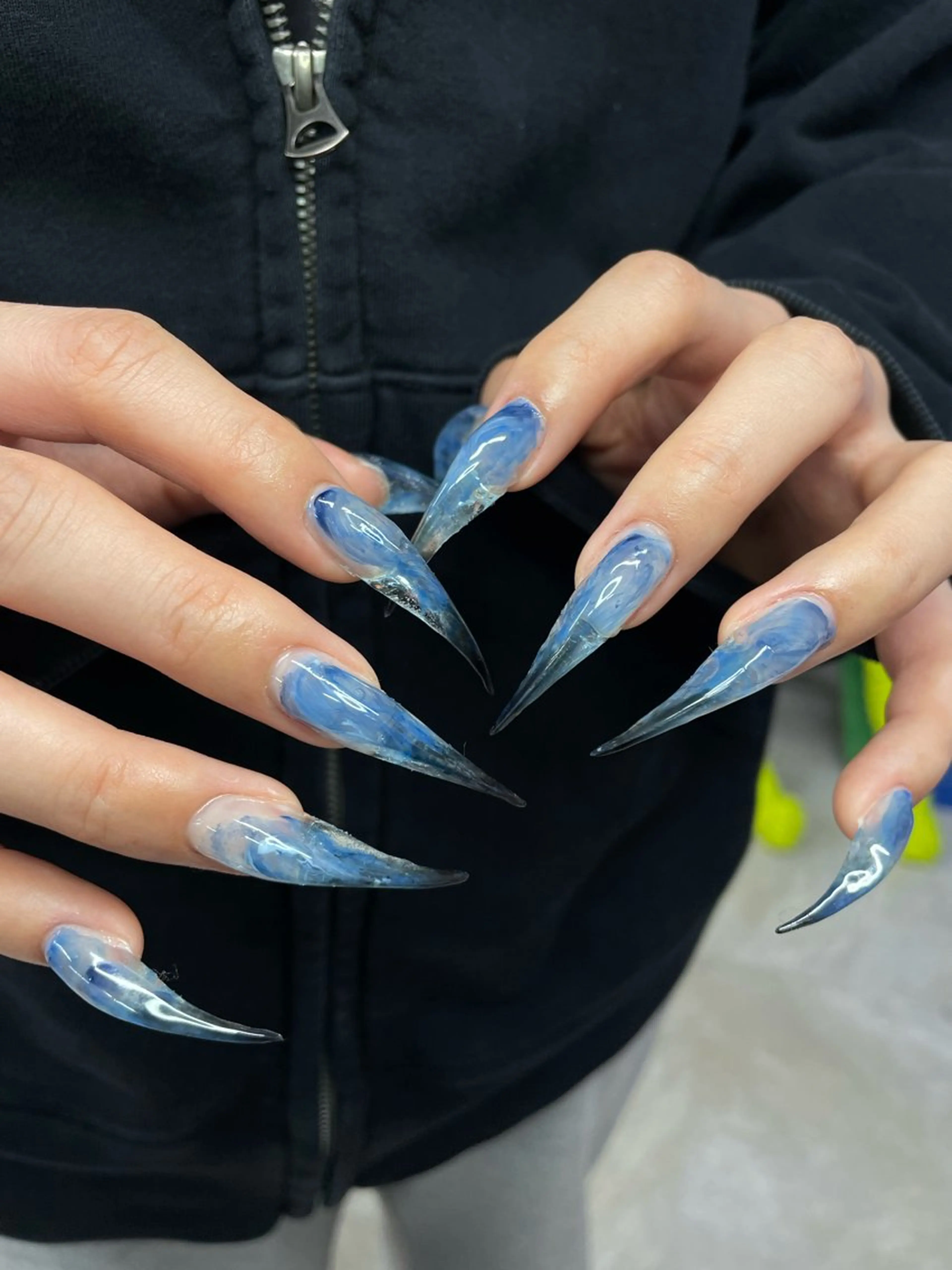 ネイル ハンドネイル ひめか🫁 推し概念・個性派のネイルデザイン