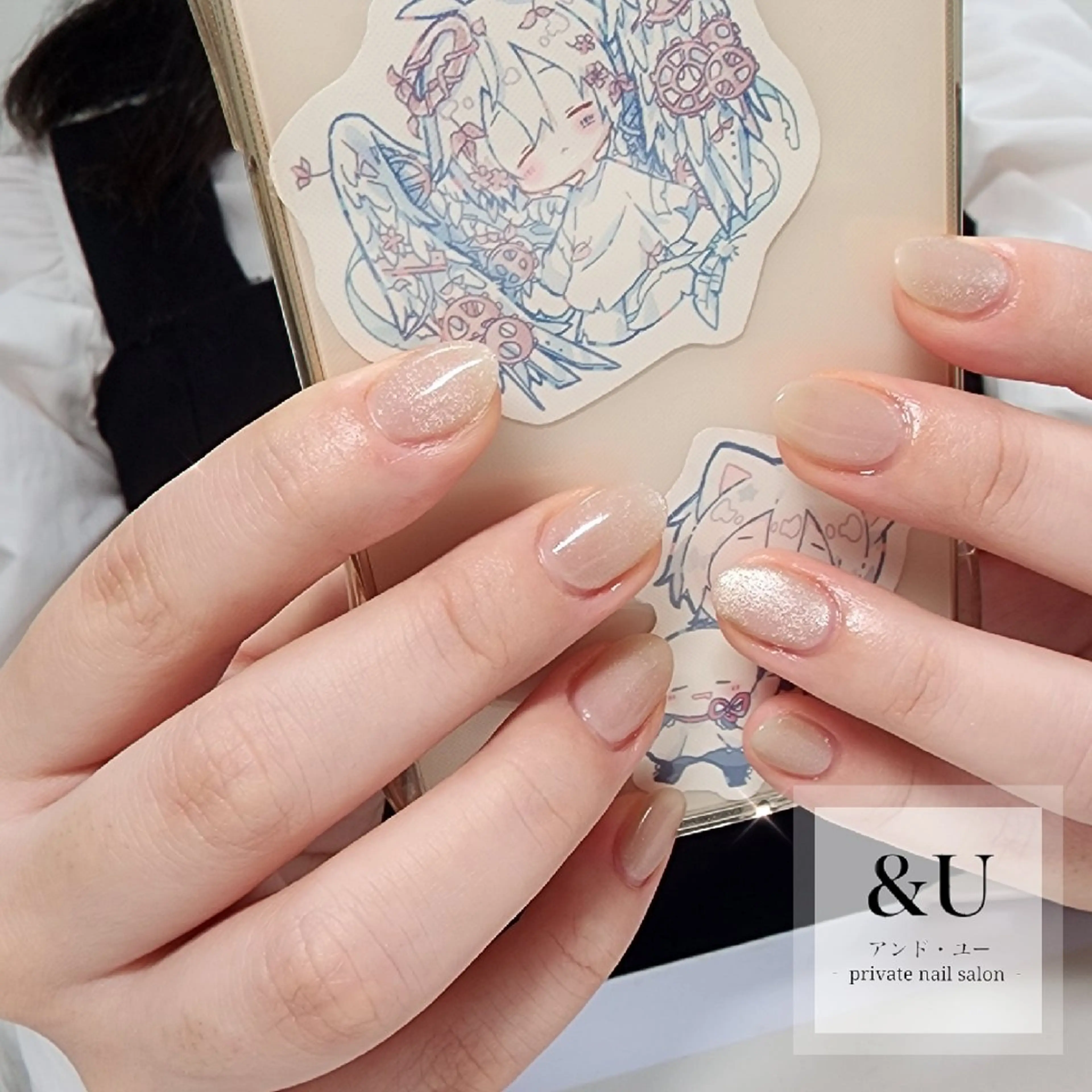 ネイル 長さ出し ハンドネイル ＆Ｕ (アンド・ユー)のネイルデザイン