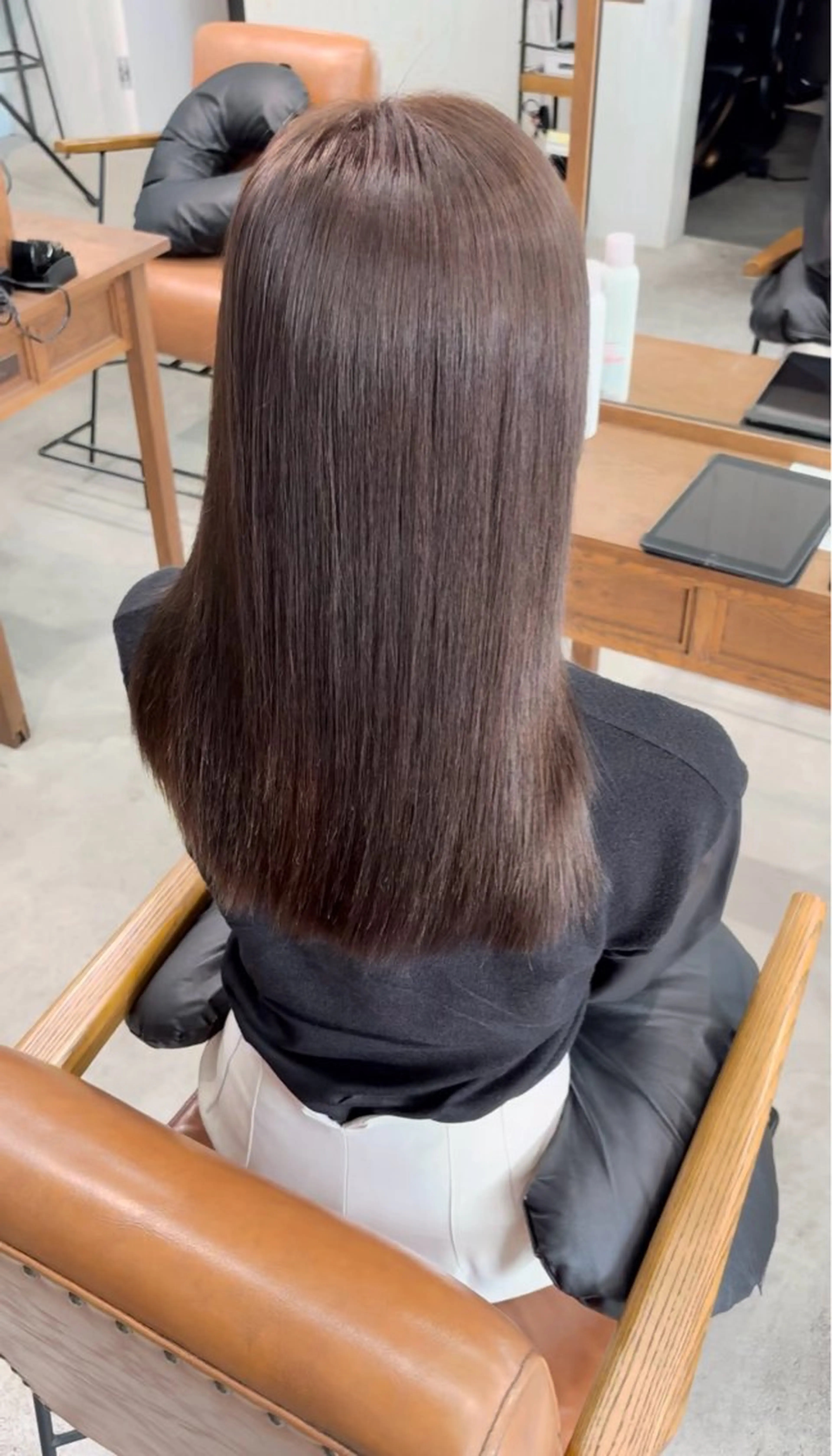 セミロング カット ヘアカラー トリートメント Nicoru*所属・SONO 【一宮】のヘアスタイル