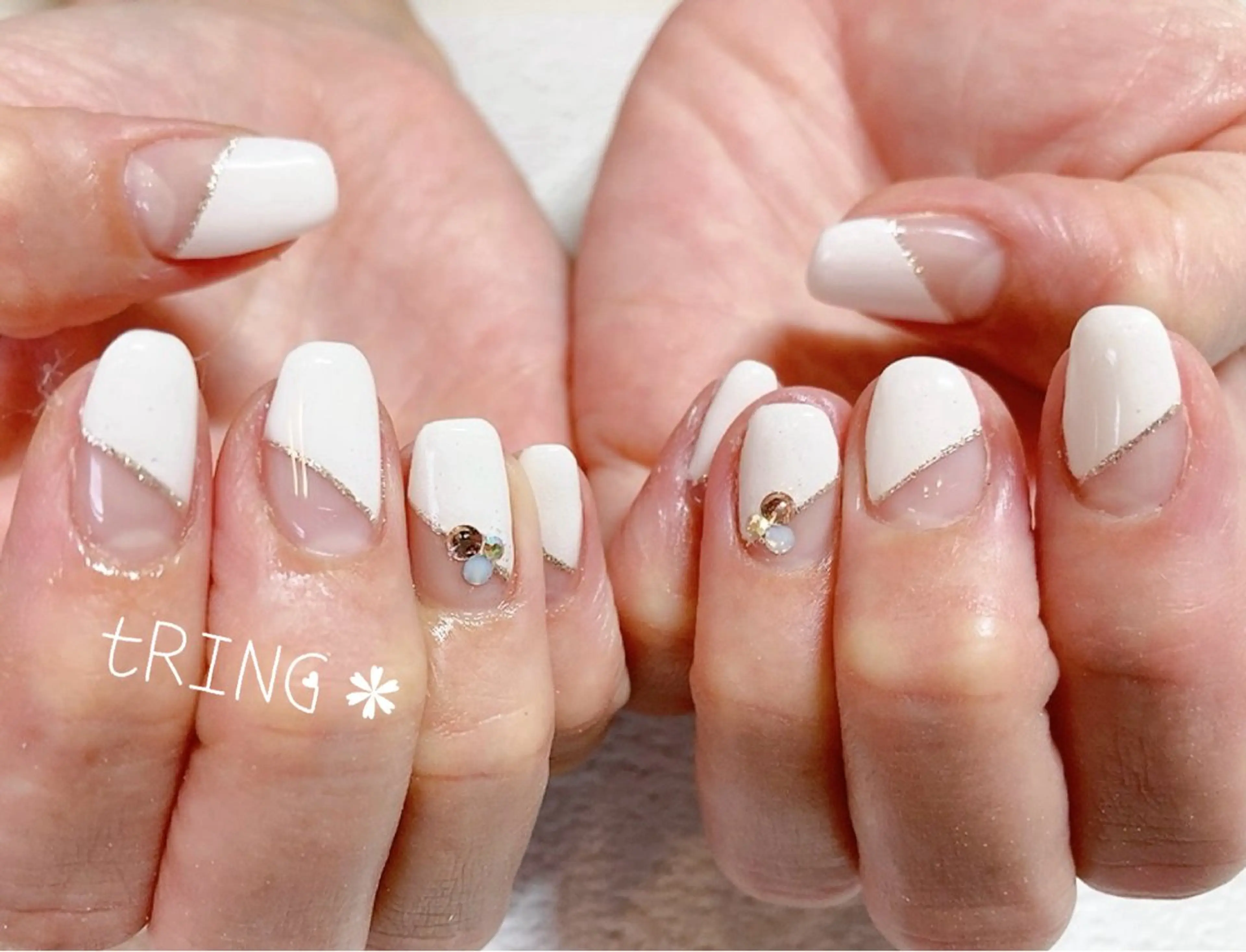ネイル ハンドネイル tRING＊ しいの木台のネイルデザイン
