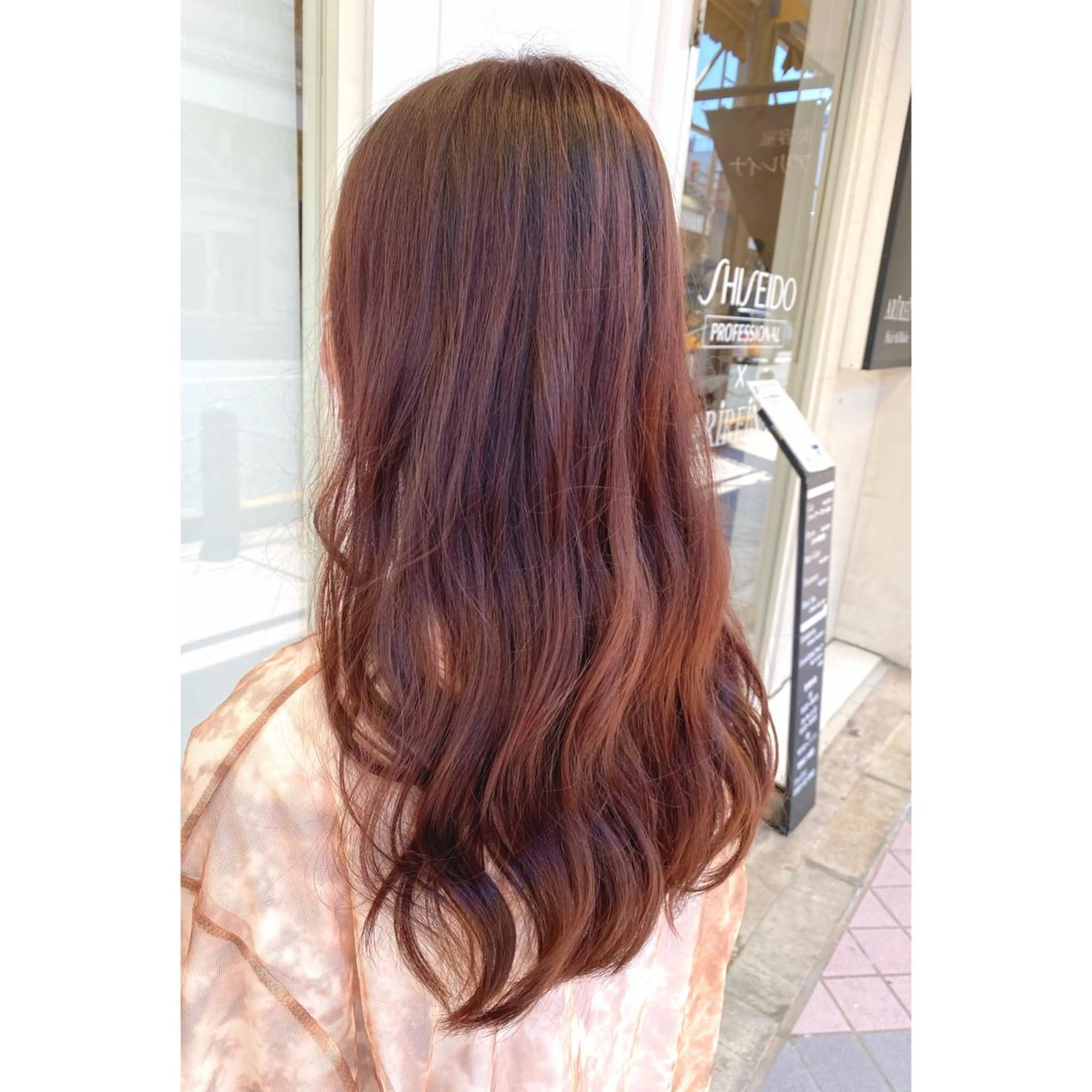 ロング カラー オーガニックカラー/ 髪質改善/暗髪/ボブのヘアスタイル