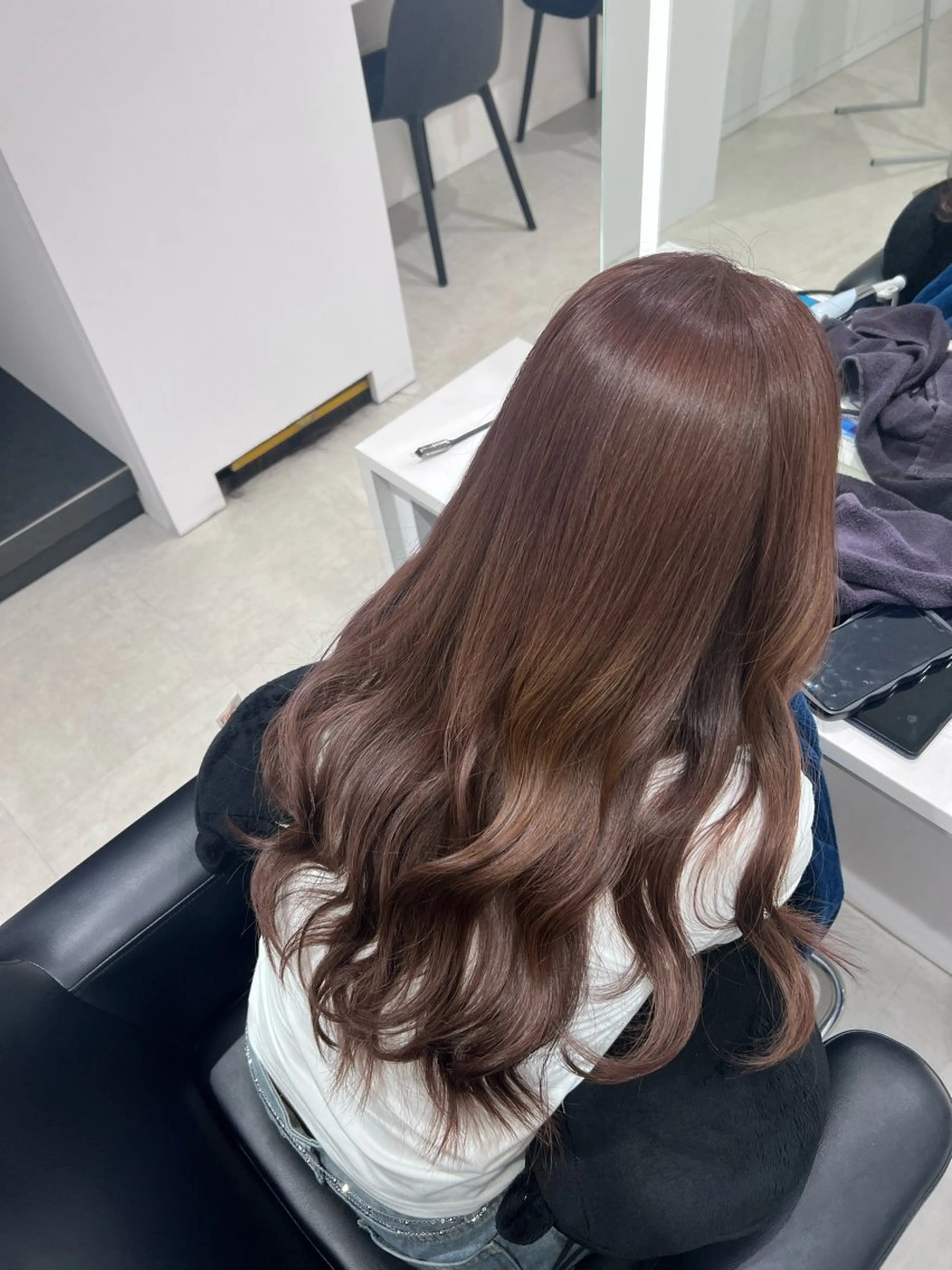 ロング カラー 🖤:抜け感×大人 透明感カラー/Aoiのヘアスタイル