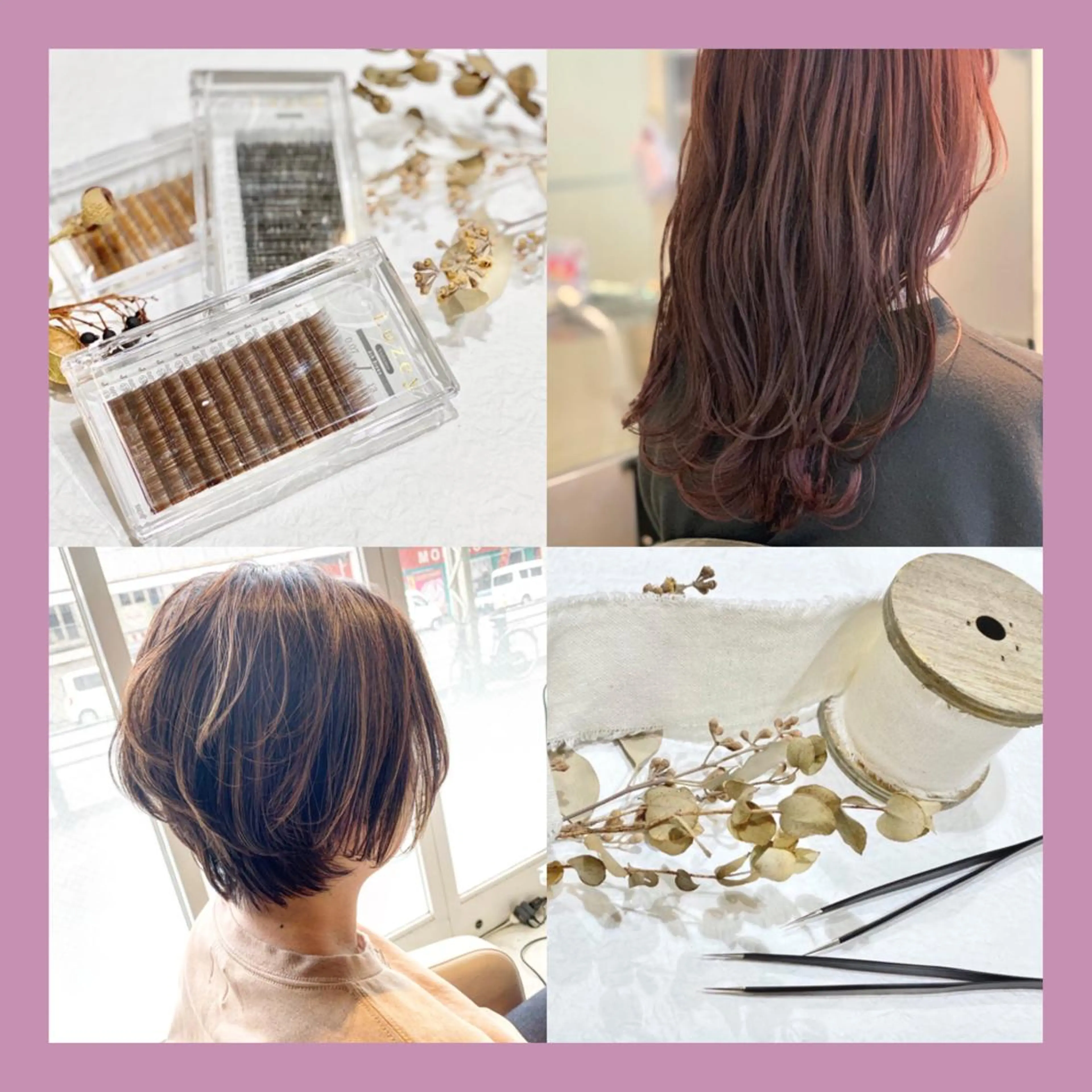 ミディアム カラー パーマ ヘアアレンジ メンズ キッズ ネイル マツエク・マツパ Ray+beauty 住吉店 ＊ 桐山美優のマツエク・マツパデザイン