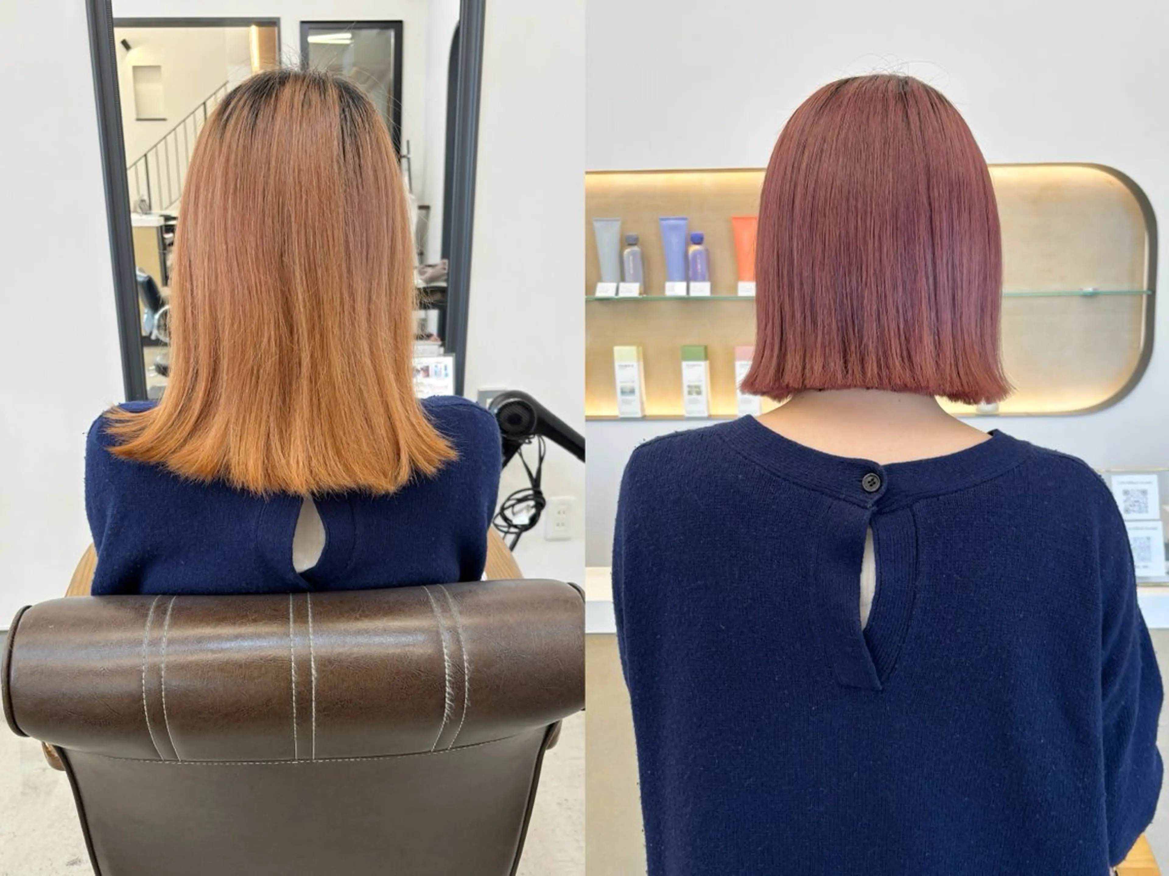 ミディアム 蛭町 遥香のヘアスタイル