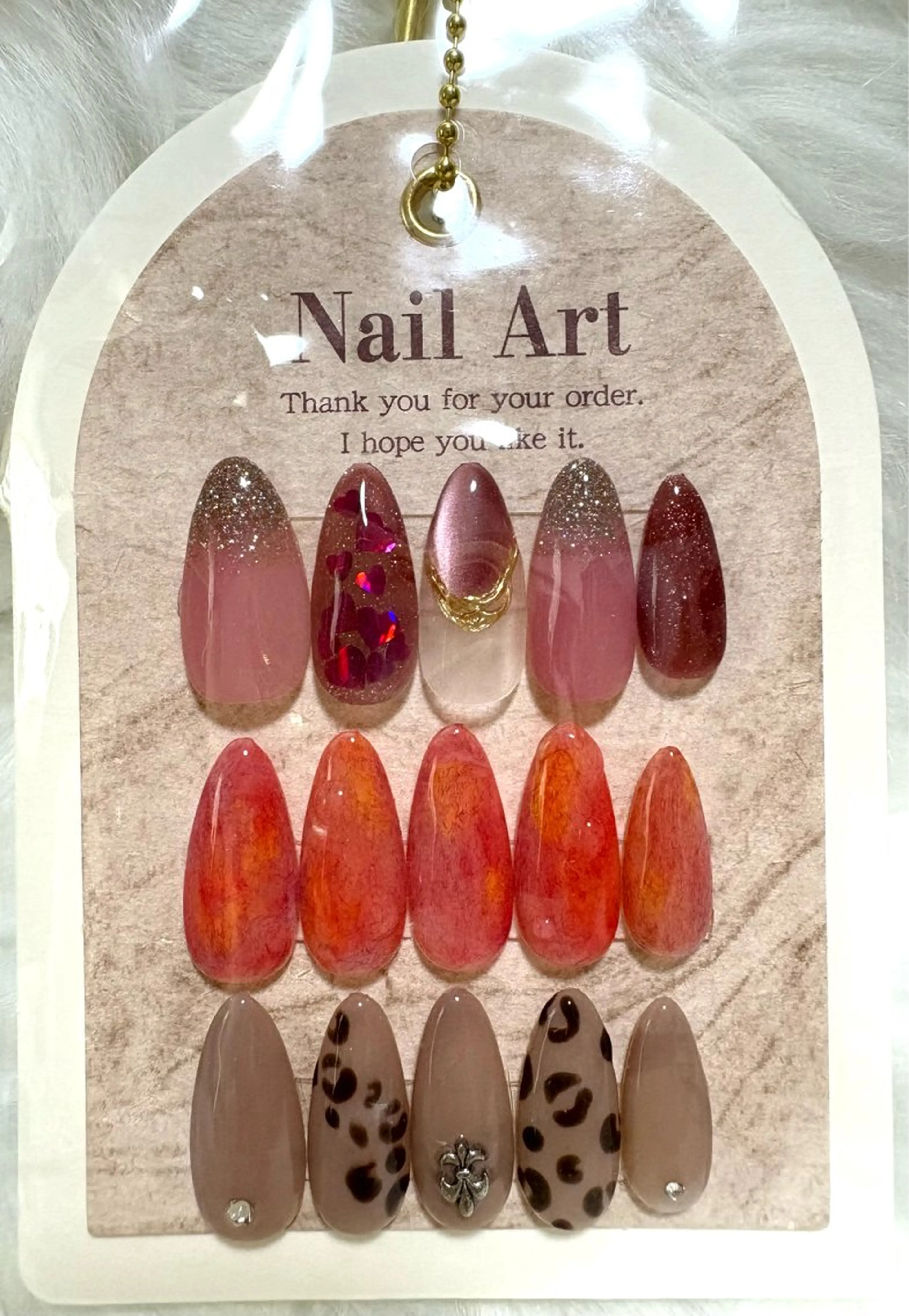 ネイル アニマル柄 ハート マットネイル Nail Salon Pure のぞみのネイルデザイン