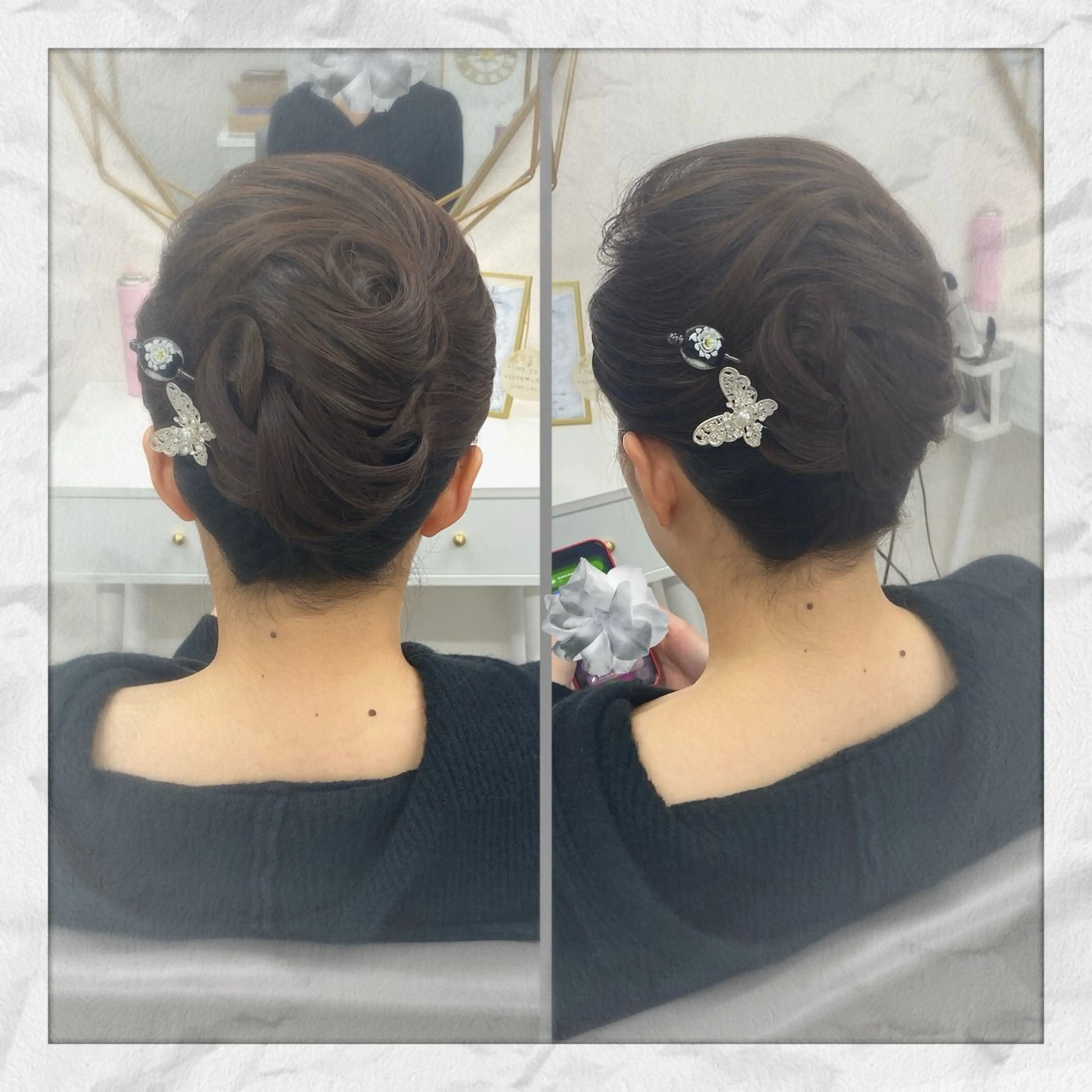 セミロング ヘアセット ヘアセット/着付け 𓇼 松本 夏美𓇼のヘアスタイル