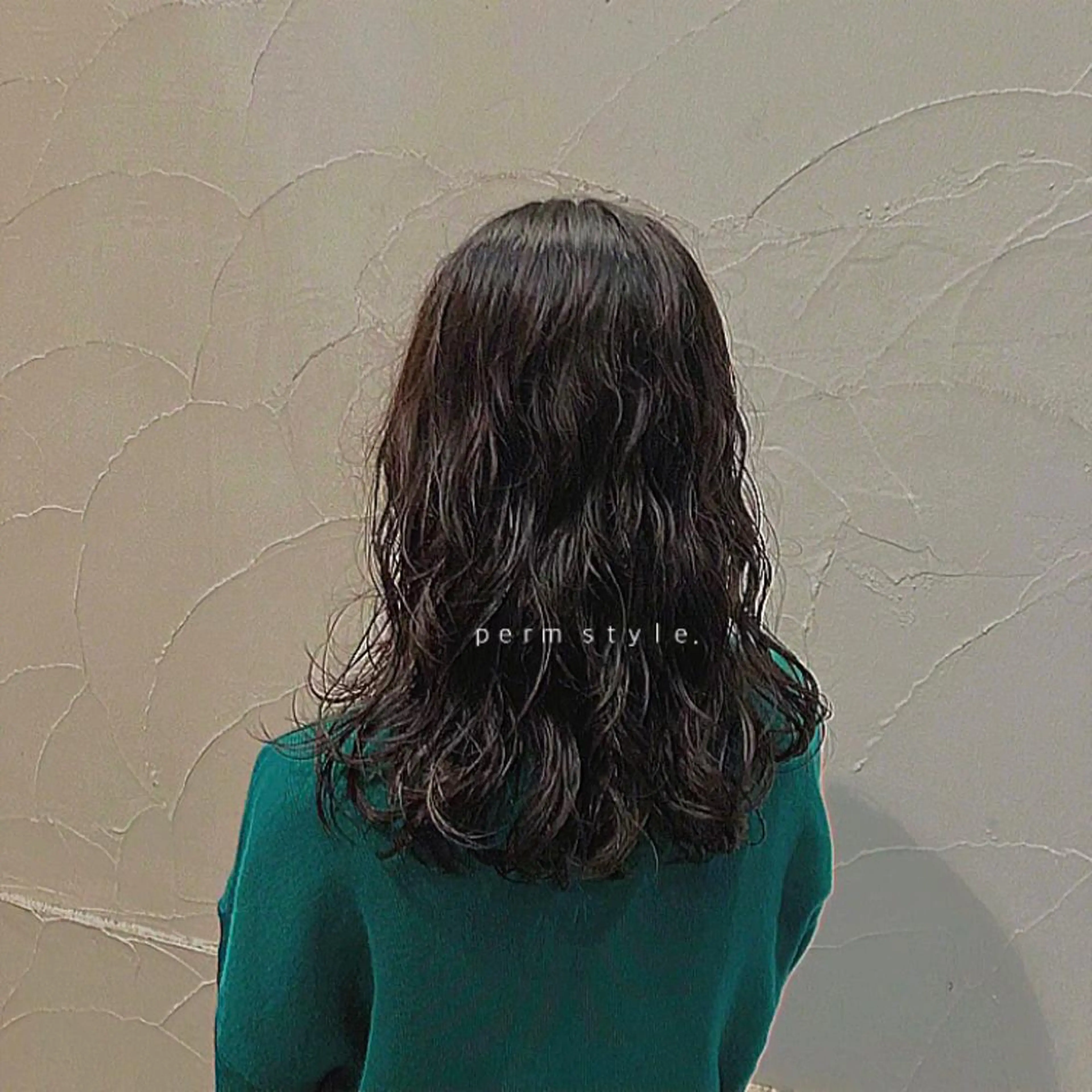 ロング カット パーマ パーマ/名古屋パーマ / コデラ ナナホのヘアスタイル