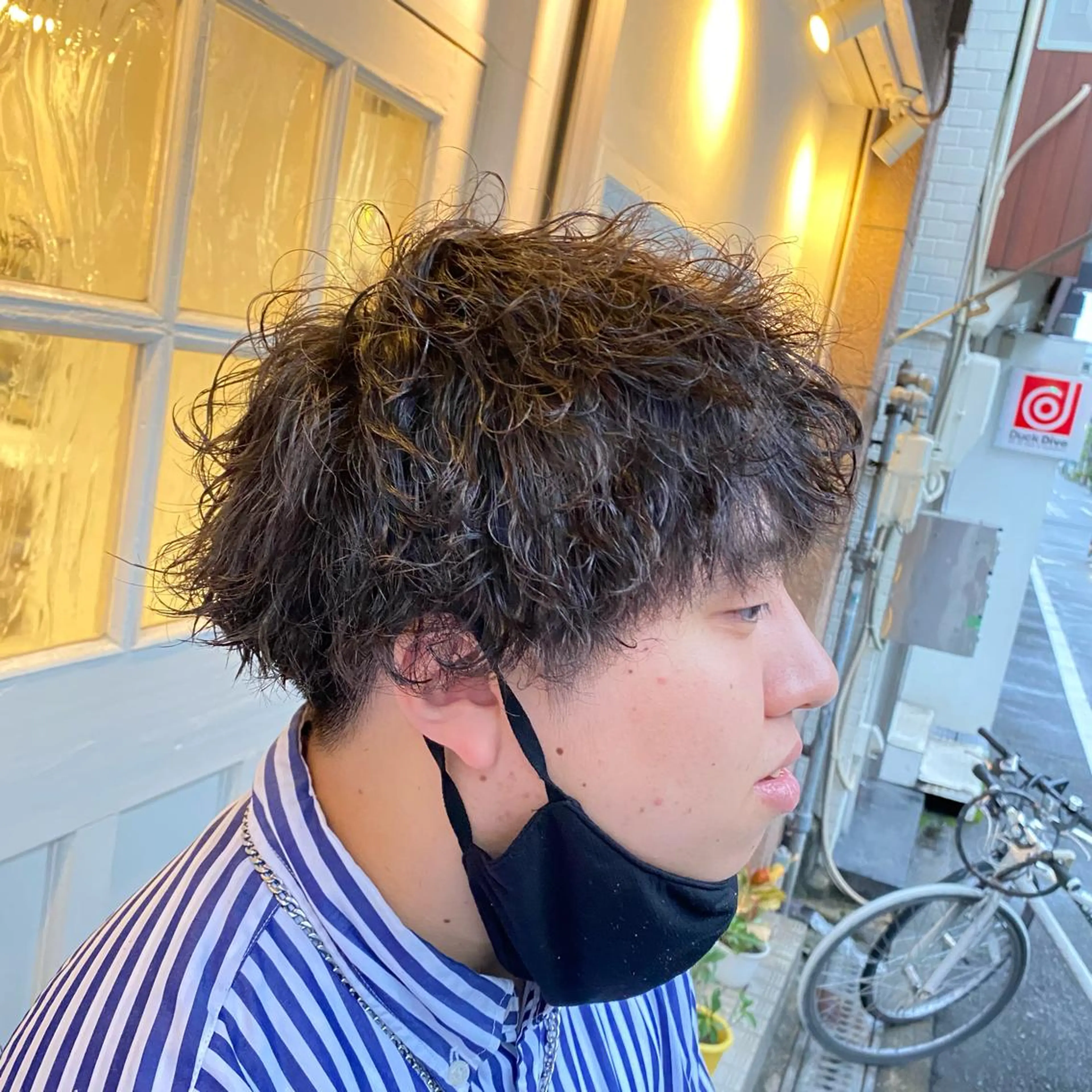 ショート パーマ メンズ 【メンズ特化】 ツツイリュウノスケのヘアスタイル