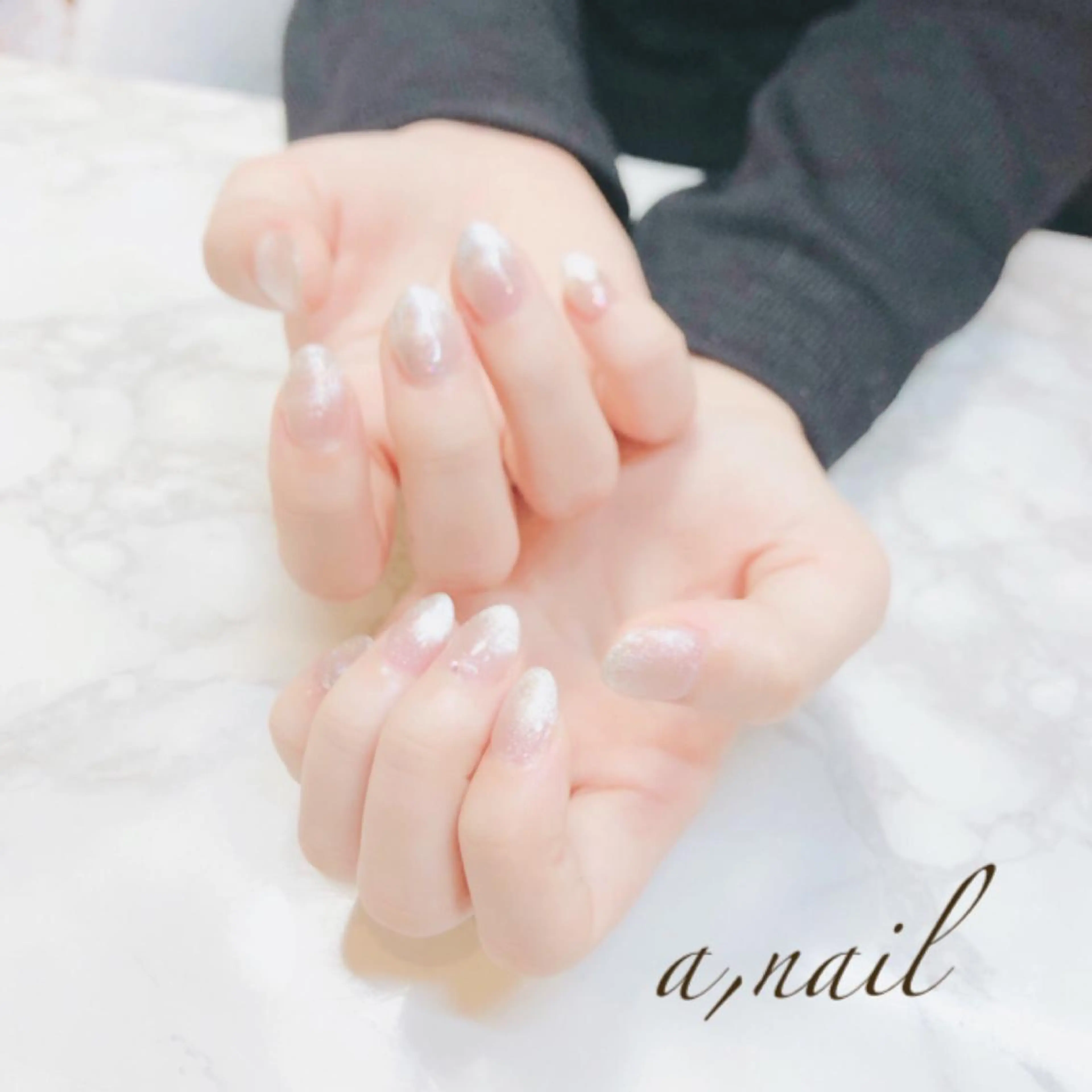 ネイル フットネイル フレンチネイル ジェルネイル グラデーション マグネットネイル ハンドネイル ネイルサロン エーネイルのネイルデザイン