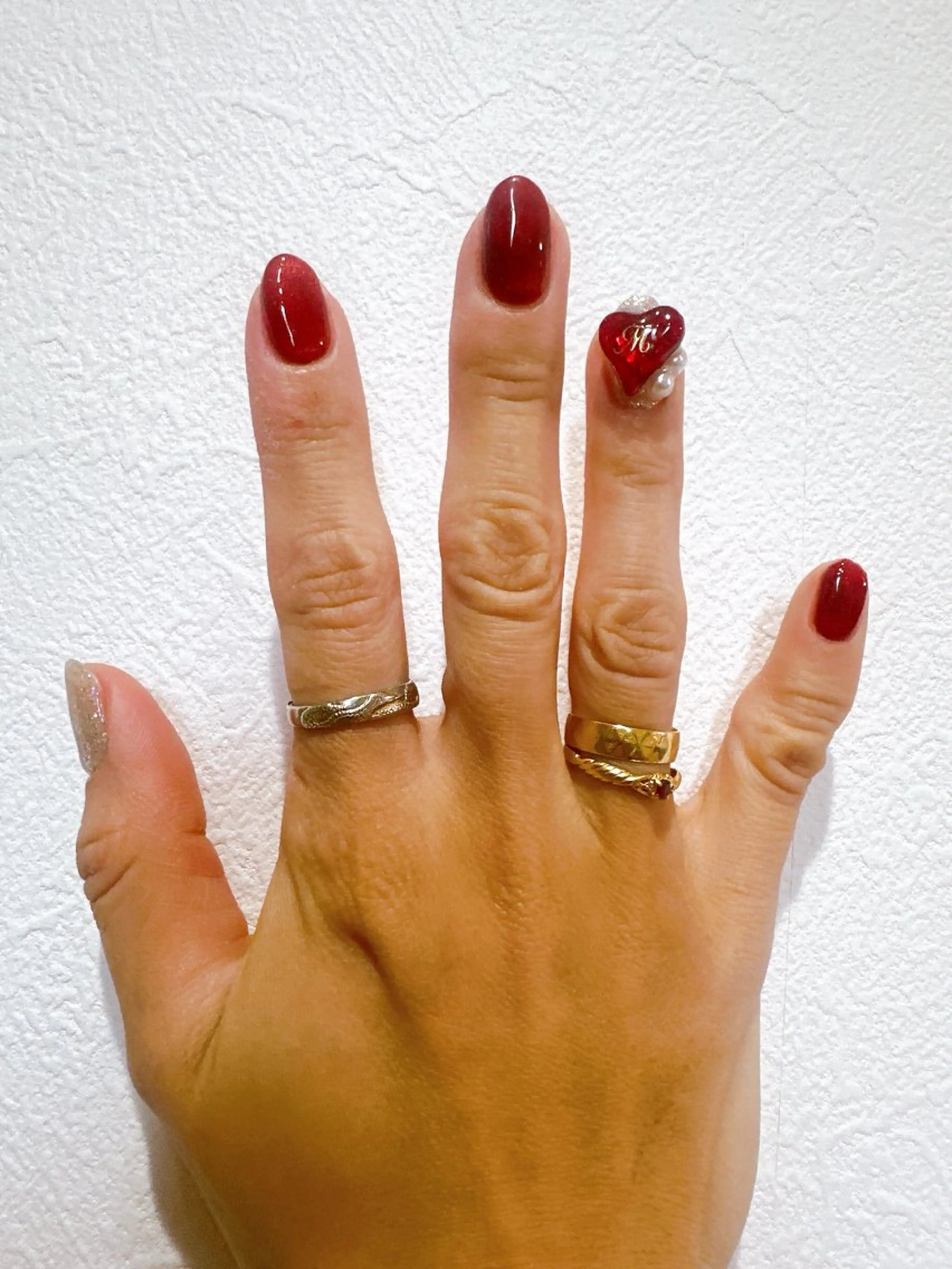 ネイル ワンカラーネイル ハンドネイル Toujours 代表柳生理恵のネイルデザイン