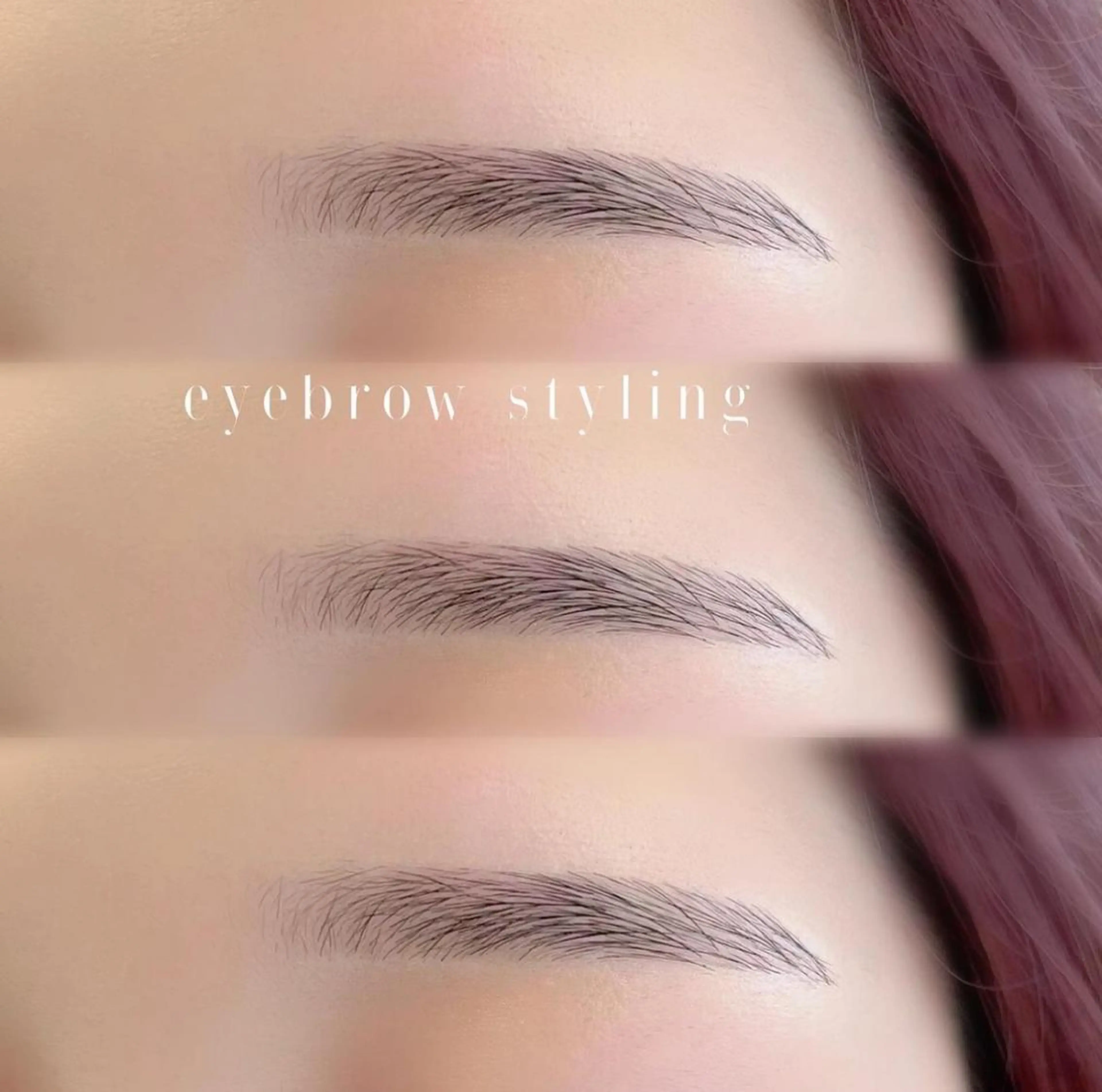 美眉スタイリング(アイブロウ)の写真