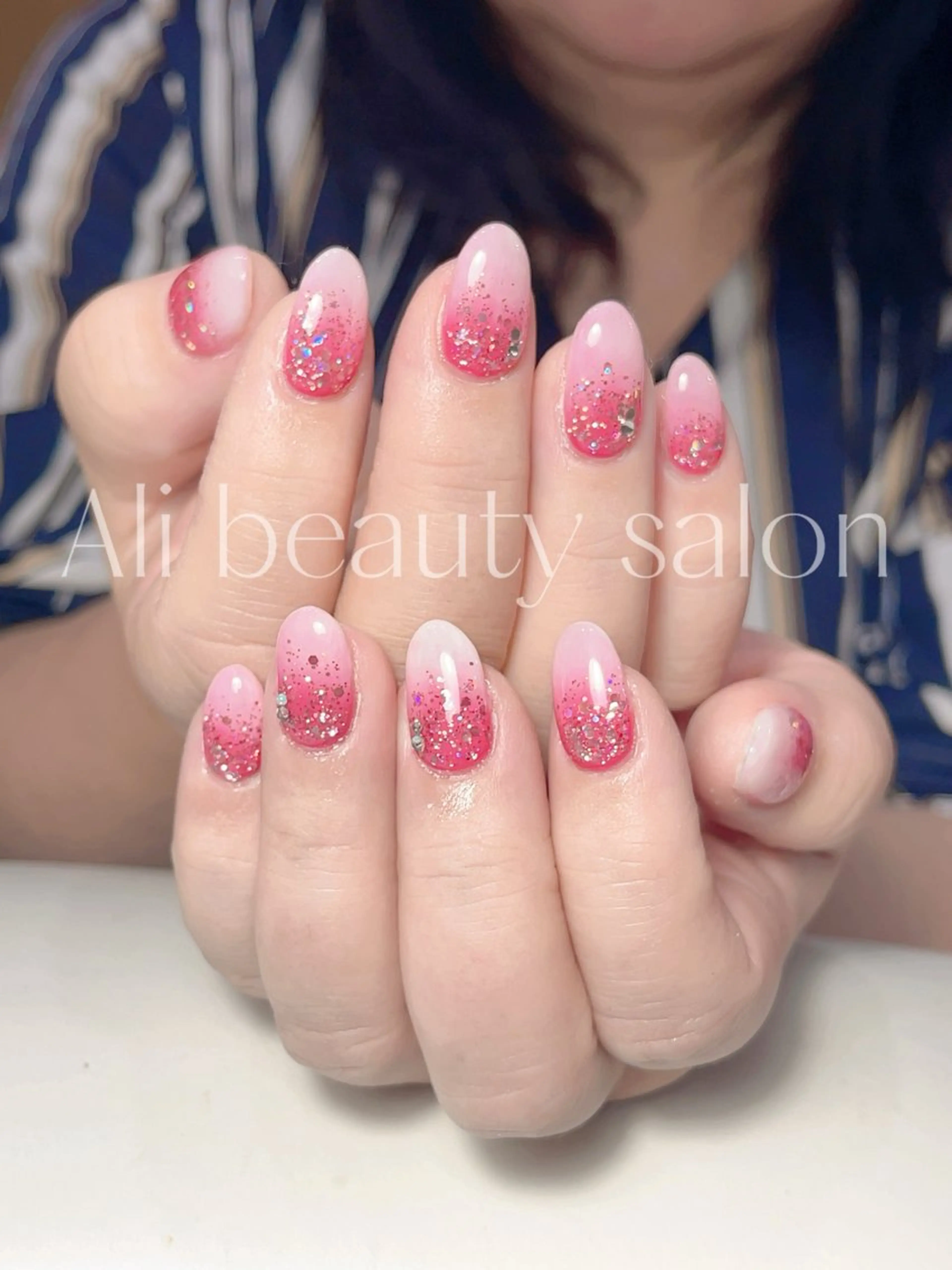 ネイル グラデーション ハンドネイル Ali 新小岩 ネイル専門のネイルデザイン