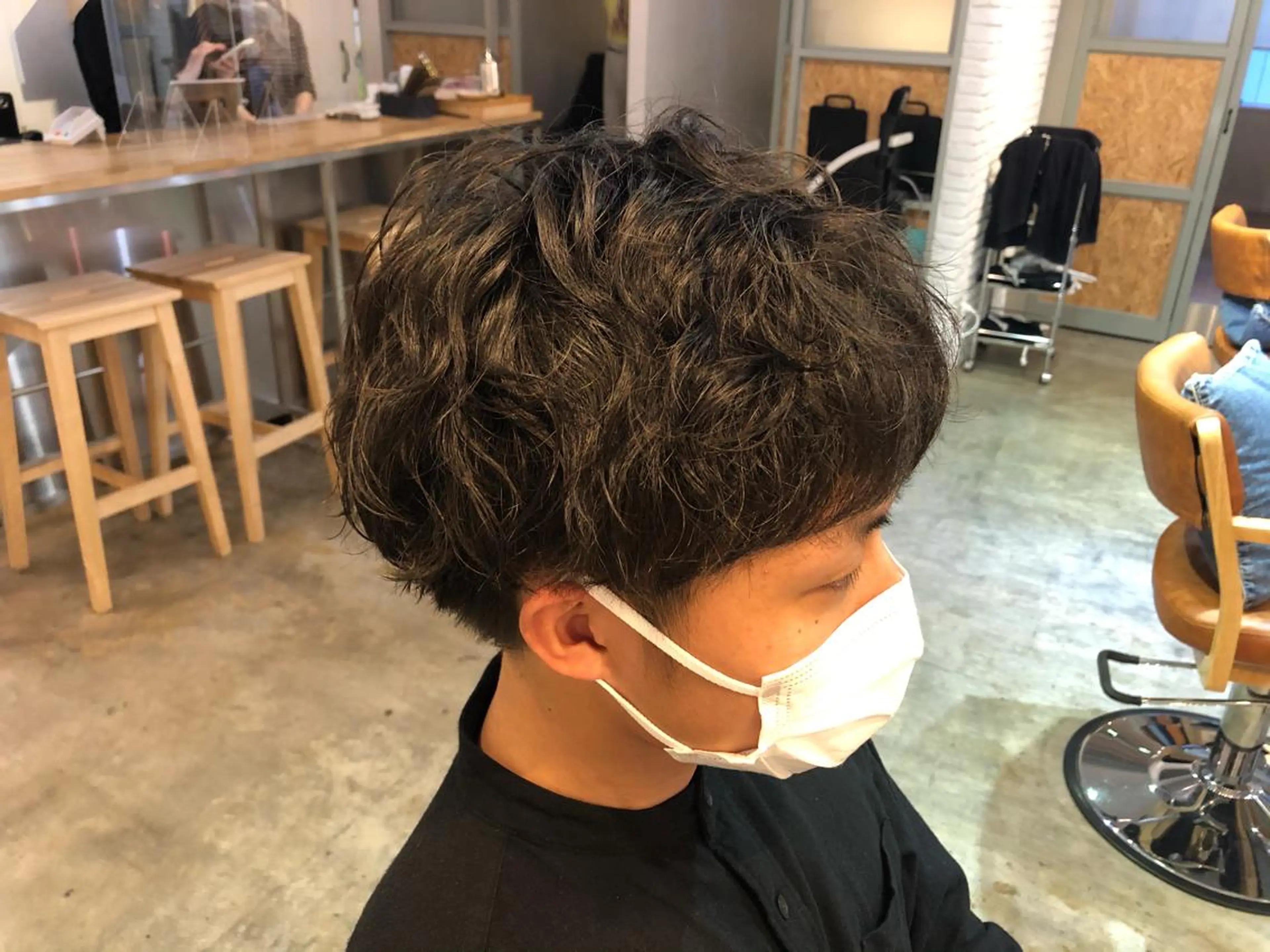 パーマ メンズ カット✂️カラー🌈 はお任せ✨ 芳賀 要のヘアスタイル