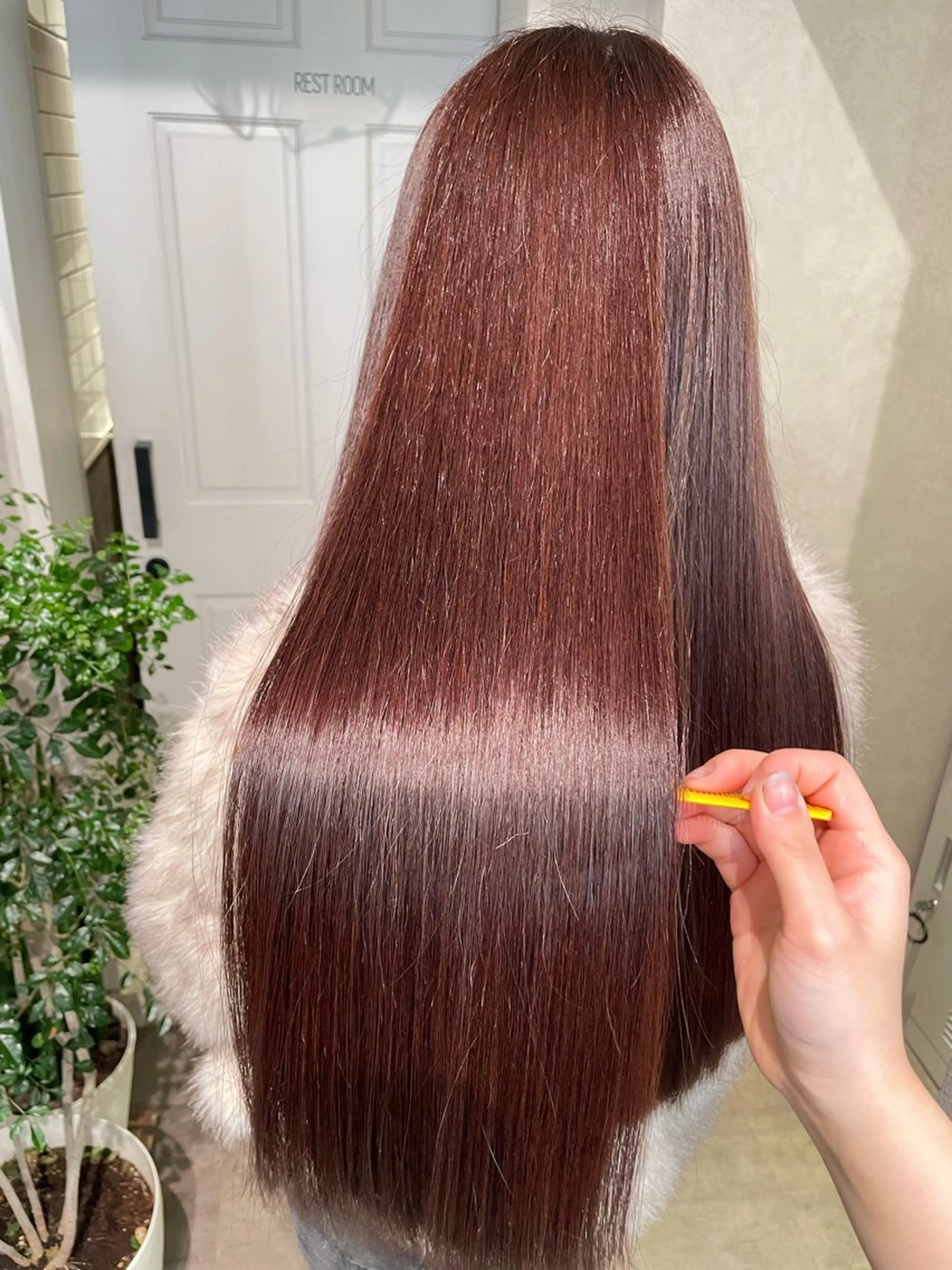 ロング カラー ヘアカラー トリートメント ナチュラル透明感🌱 小山美樹子のヘアスタイル