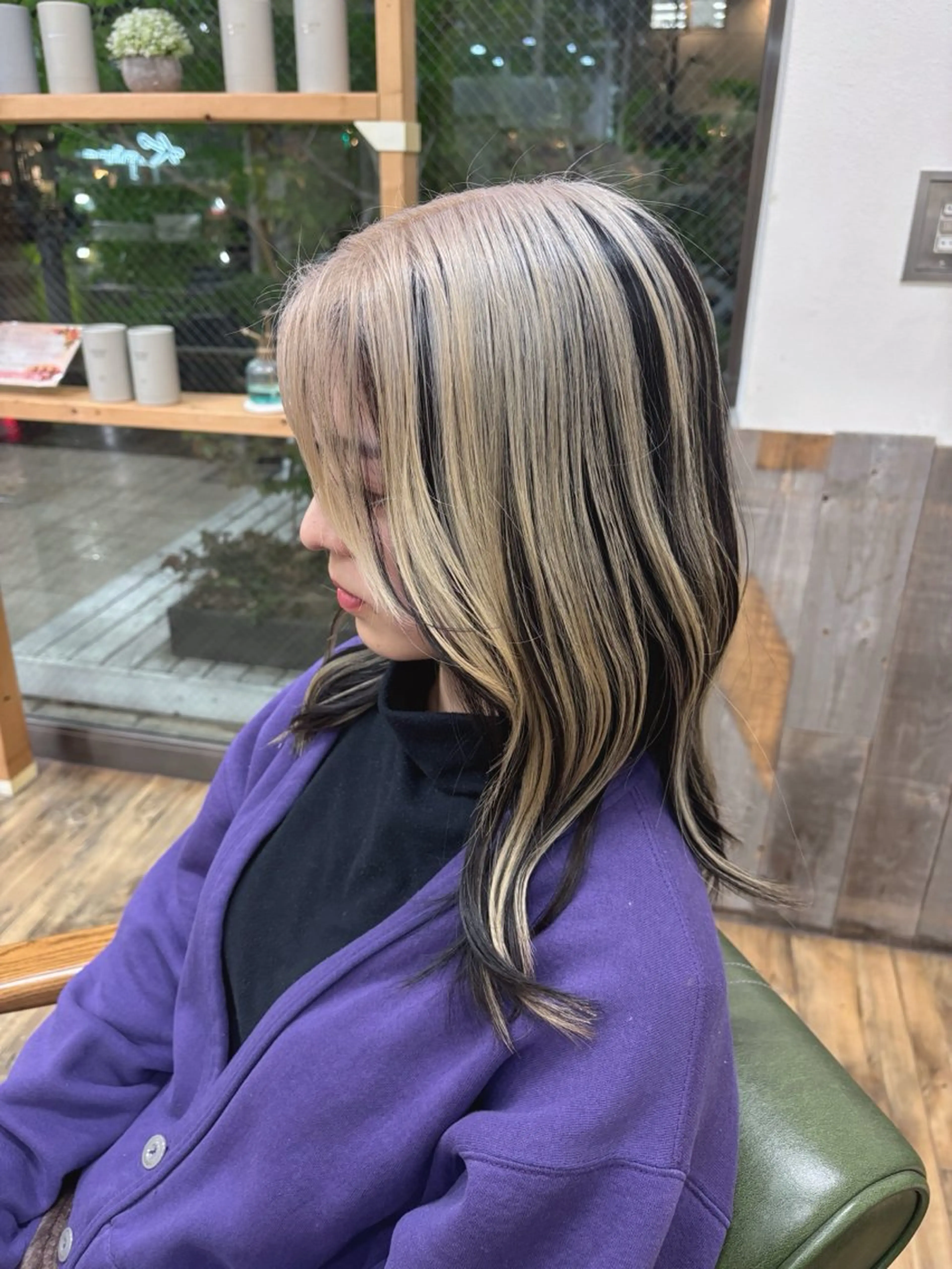 セミロング カラー ✨3ヶ月後にデビュー する🎨みのり💯のヘアスタイル