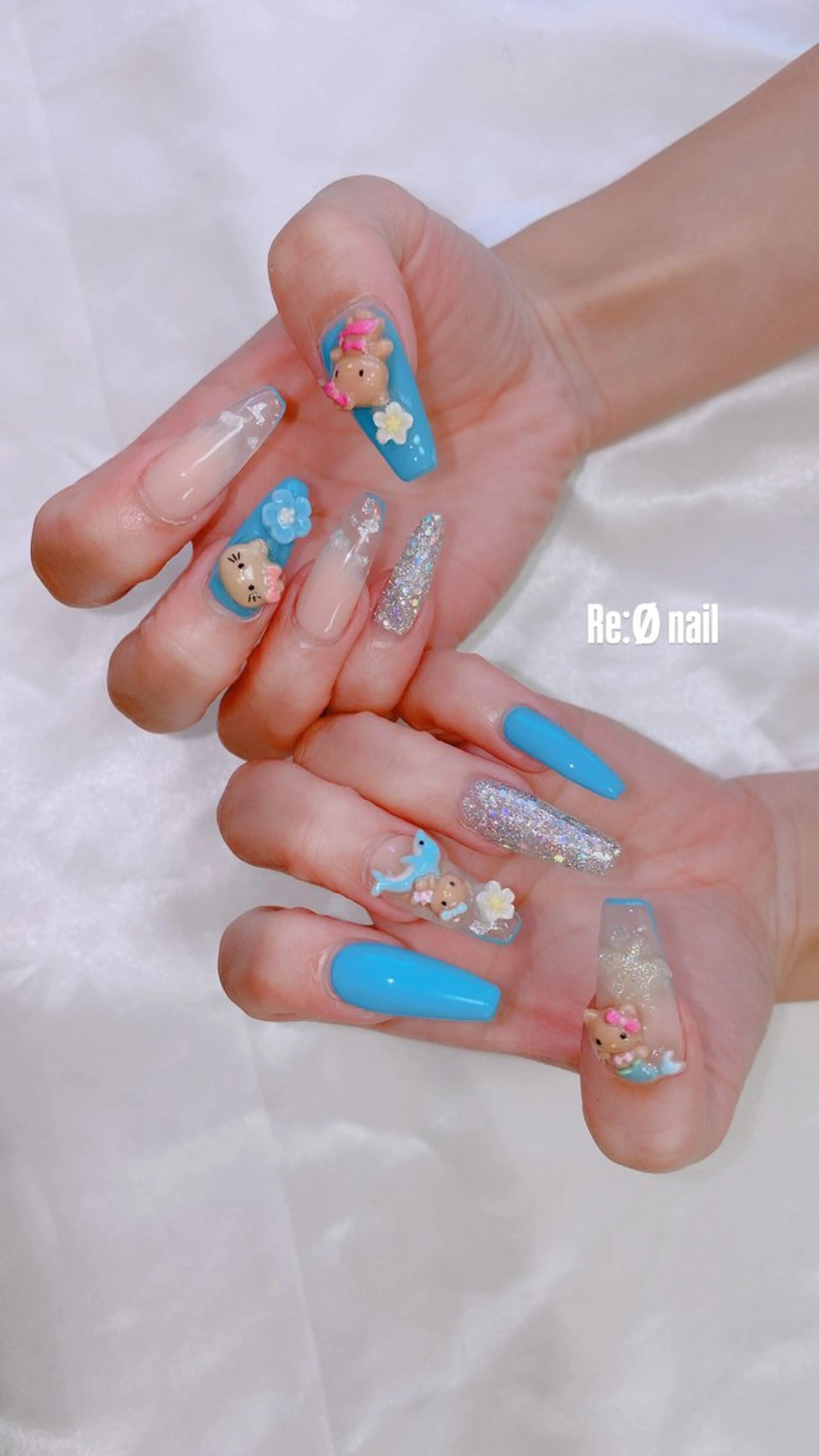 ネイル ハンドネイル Re:Ø nail 🩵TSUJIのネイルデザイン