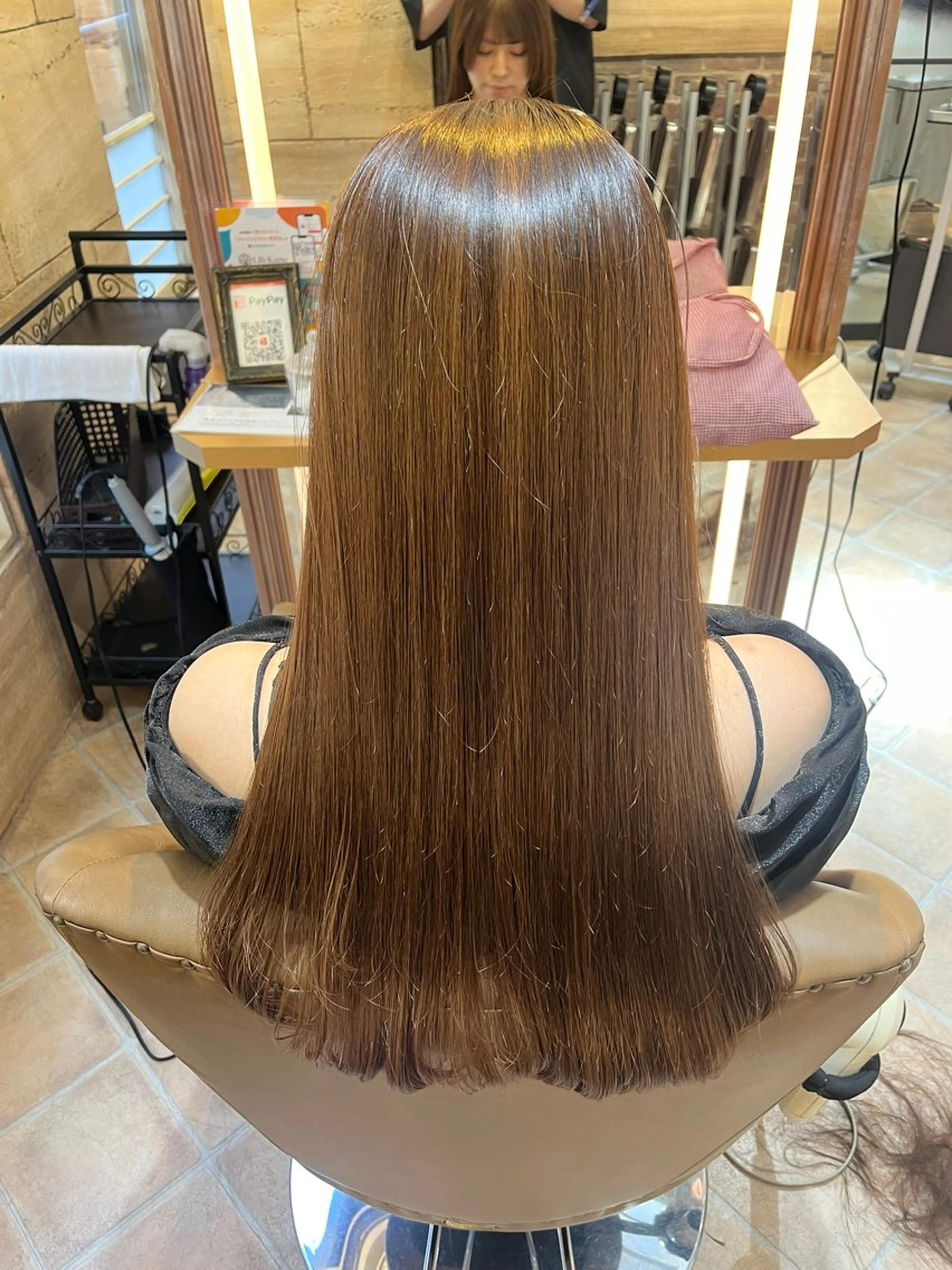 ロング カラー ヘアカラー カラーが上手い 辻悠月のヘアスタイル