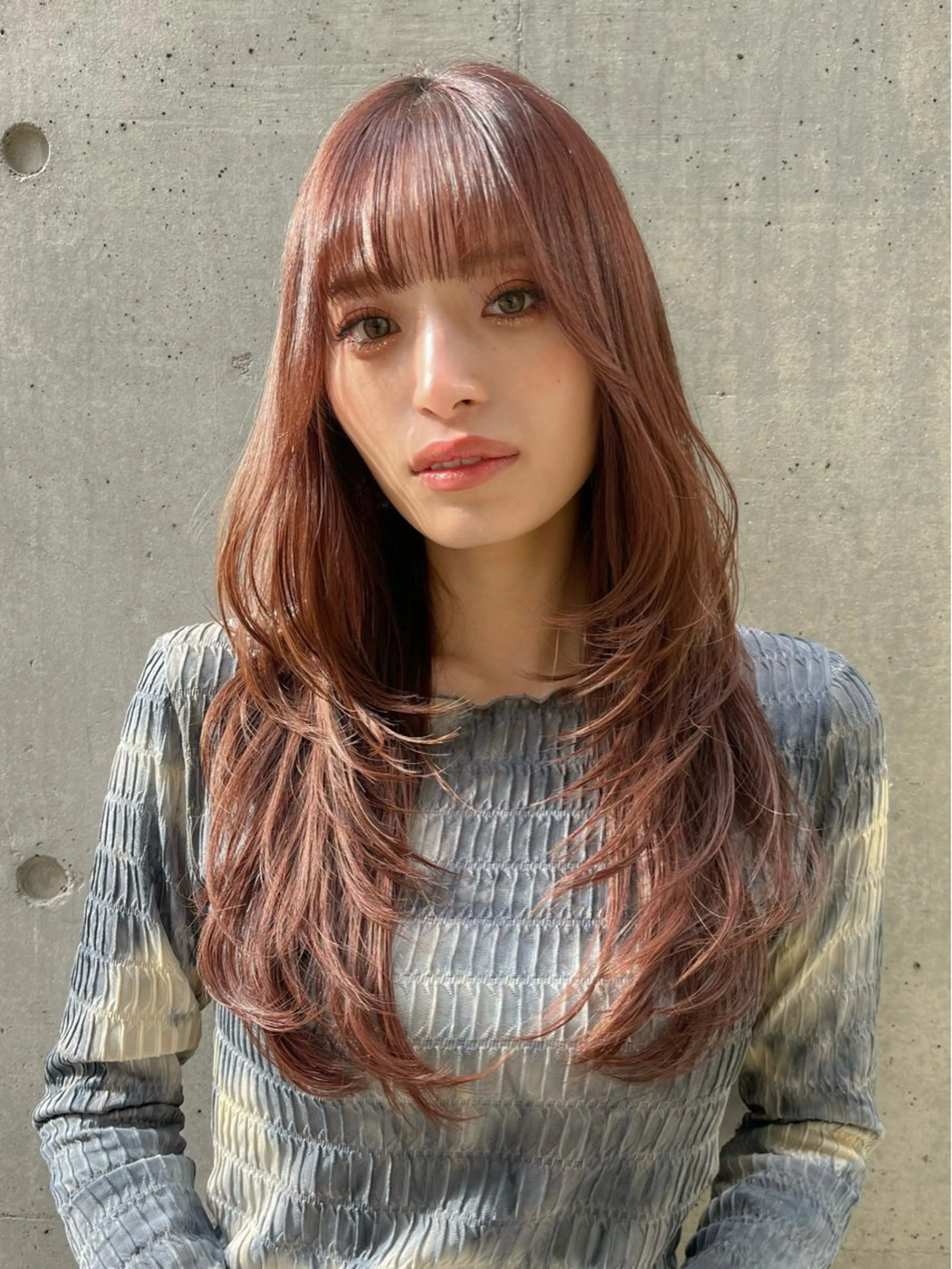 カット＋ブリーチなしダブルカラーの写真