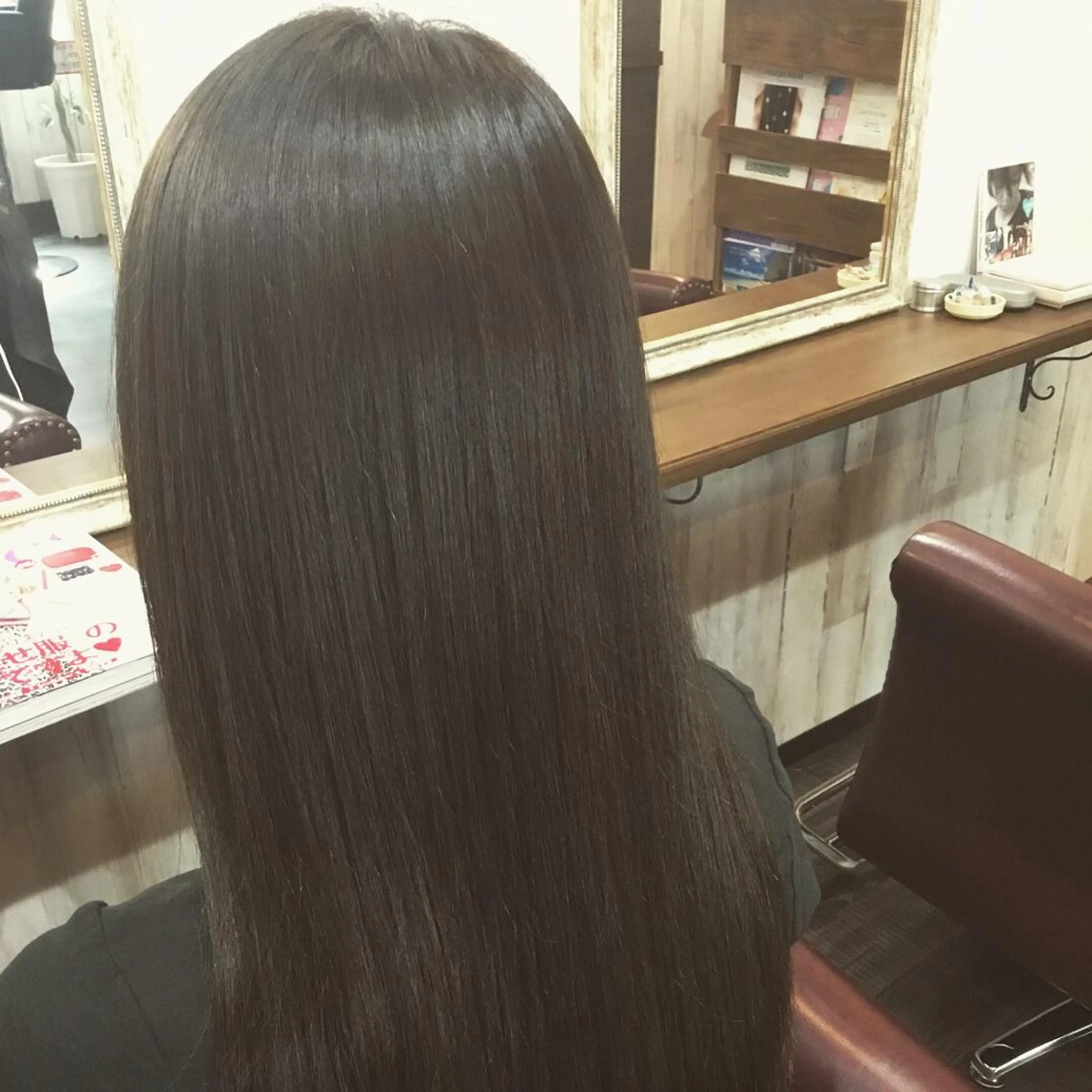 セミロング カラー パーマ embrace エンブレイスのヘアスタイル