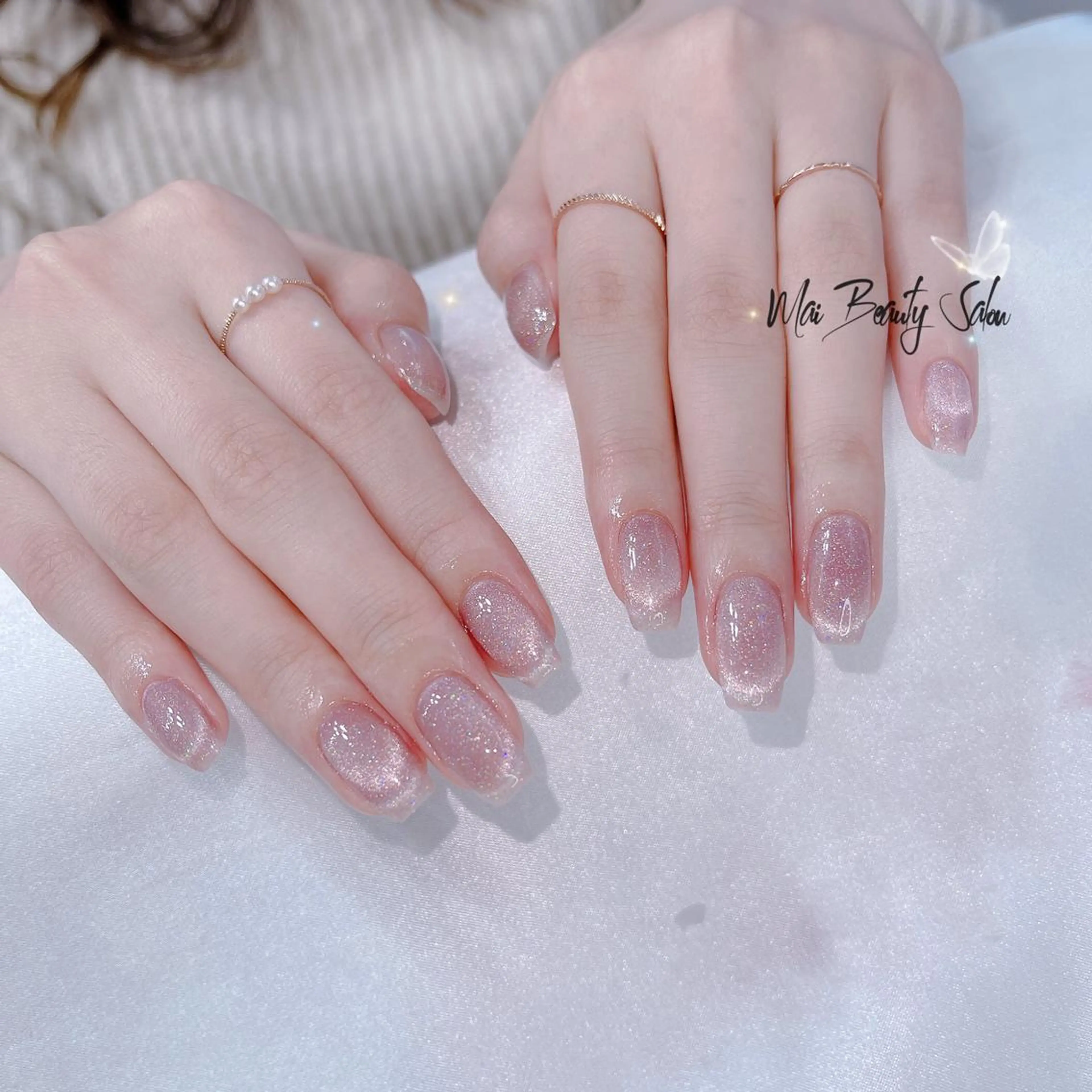 ネイル フットネイル ジェルネイル マグネットネイル パラジェル ワンホンネイル MaiBeauty Niのネイルデザイン