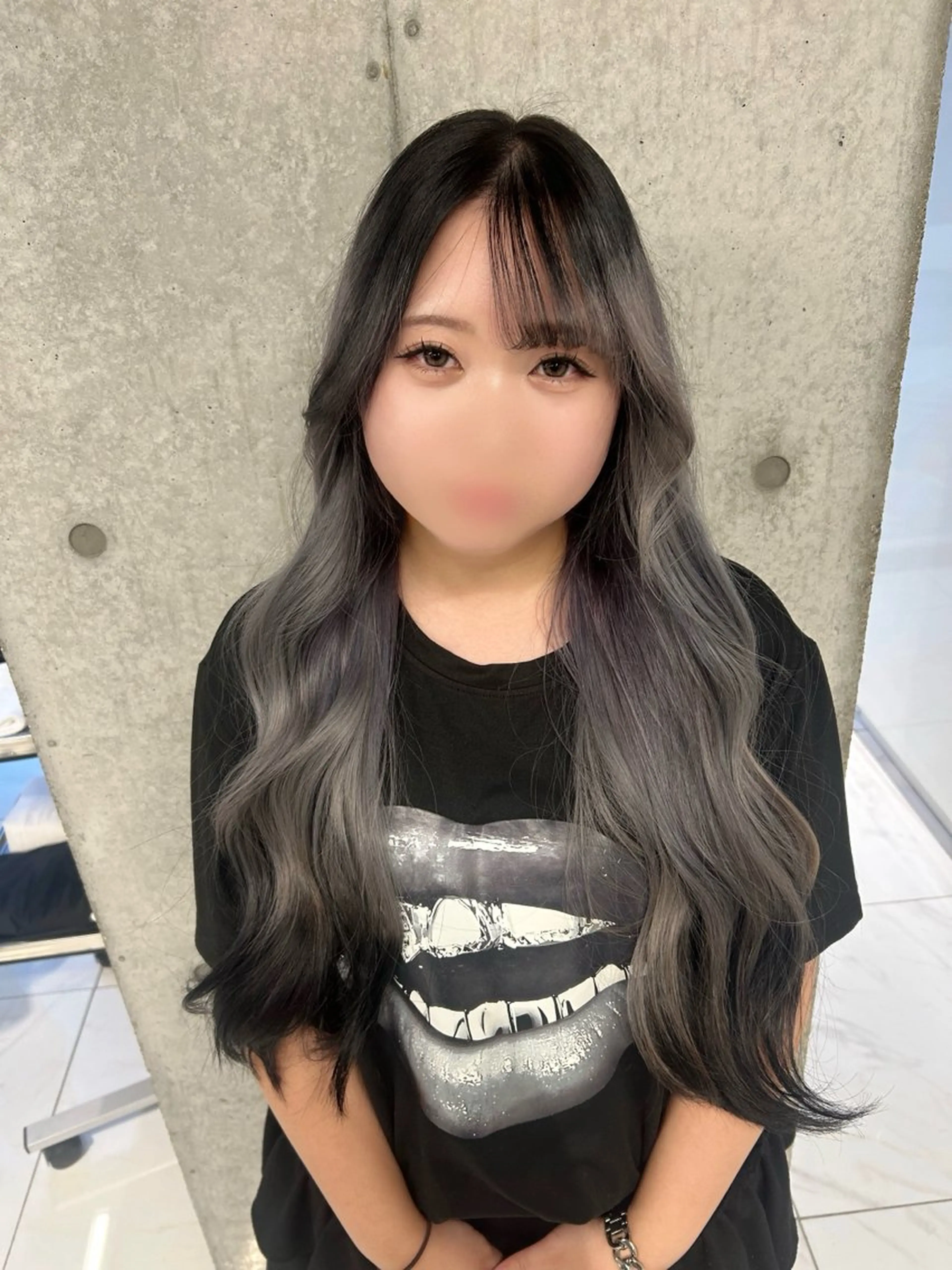 ロング カット ヘアカラー ️💜akari💜 ハイトーン/レイヤーのヘアスタイル