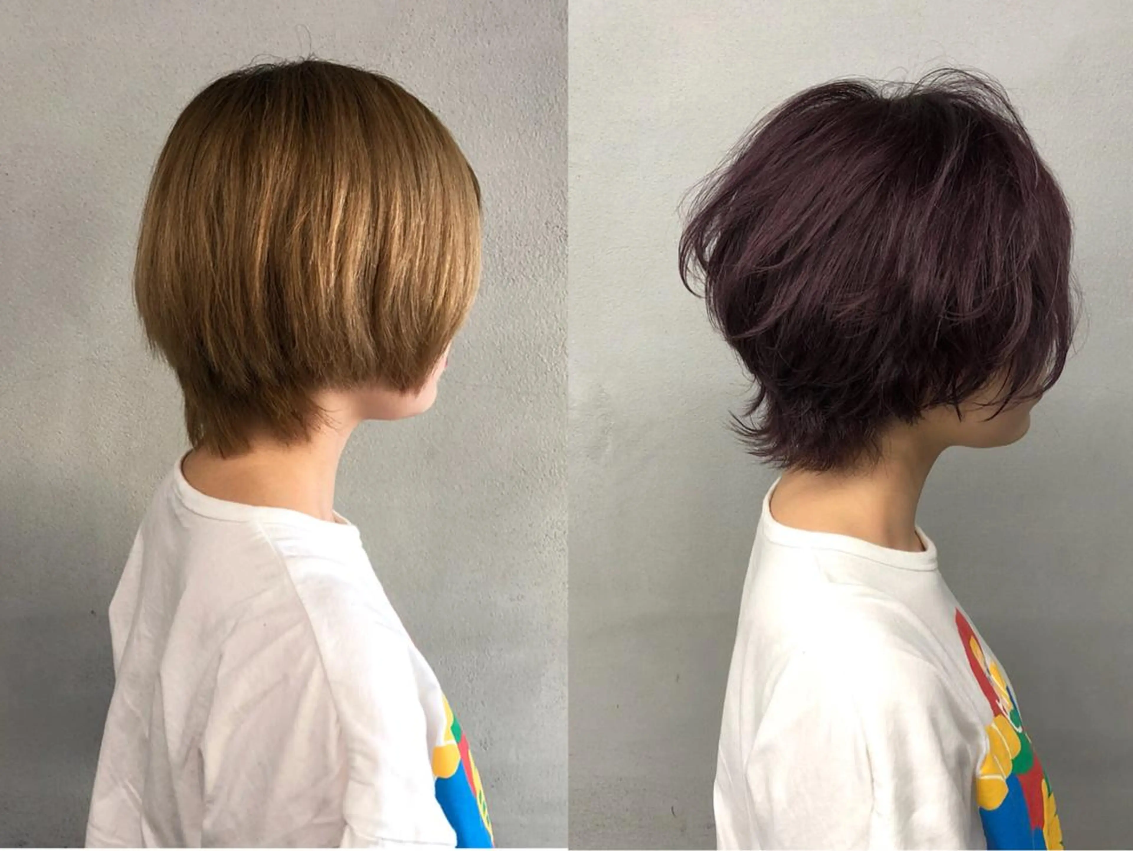 ショート カラー ウルフカット カット ヘアカラー トリートメント ボブ/ショート/ 白髪染め/メンズ葛西のヘアスタイル