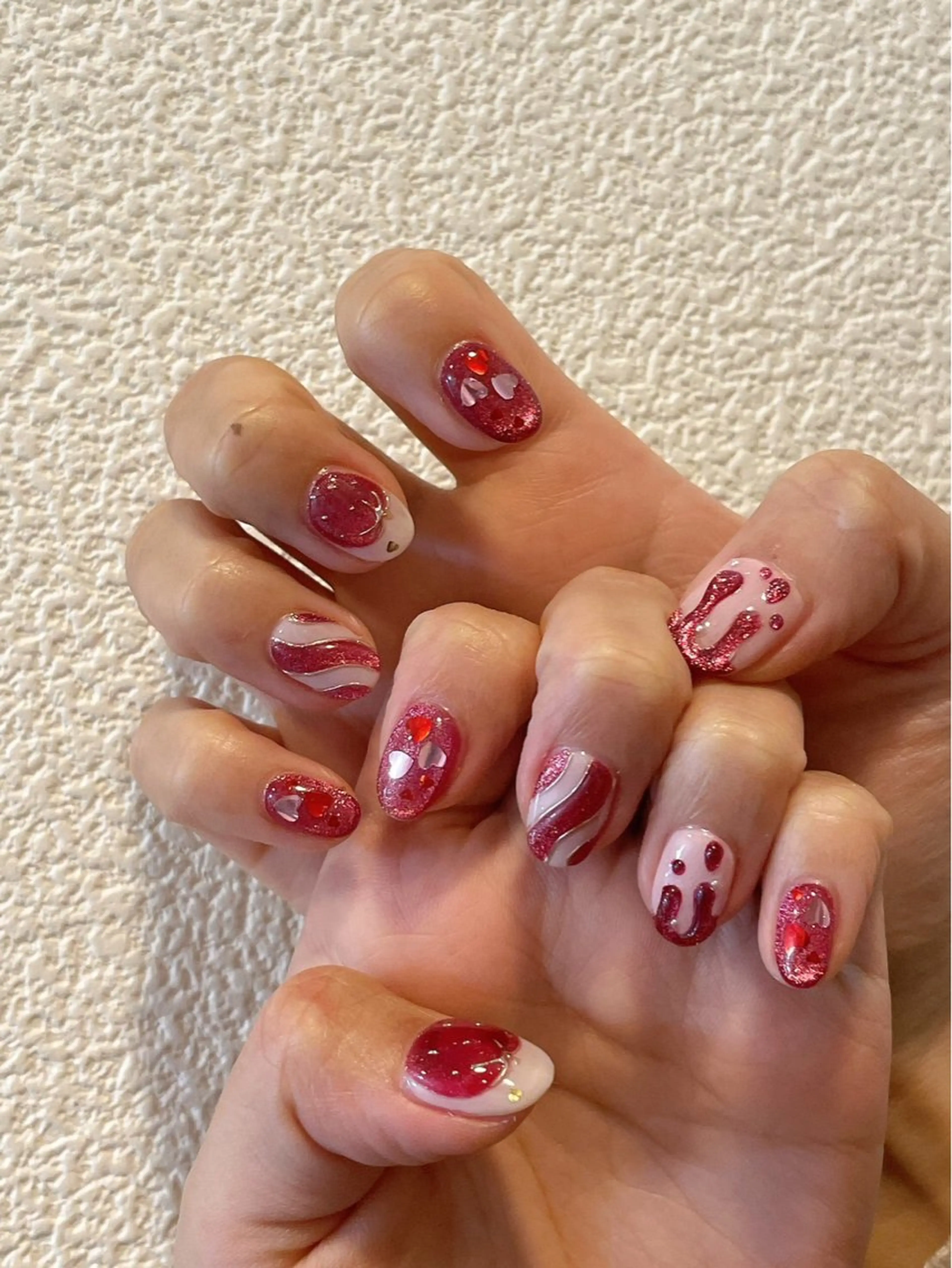 ネイル ジェルネイル 卒業式 パラジェル 春ネイル ワンホンネイル ハンドネイル kiki nail &brow二子玉川の眉毛・アイブロウイメージ