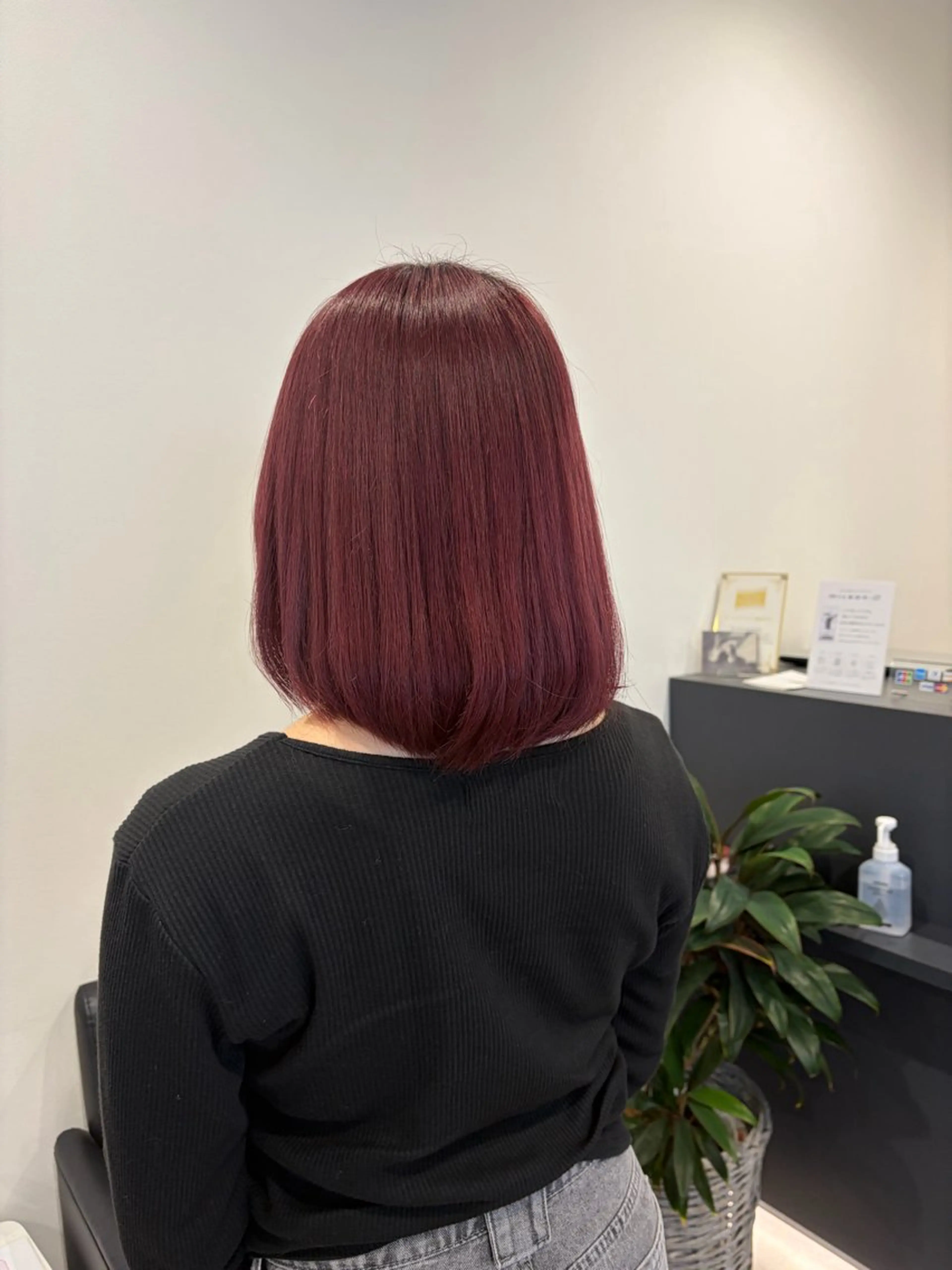 ミディアム hair&make first 郡山駅前店所属・高宮 ひいなのヘアスタイル