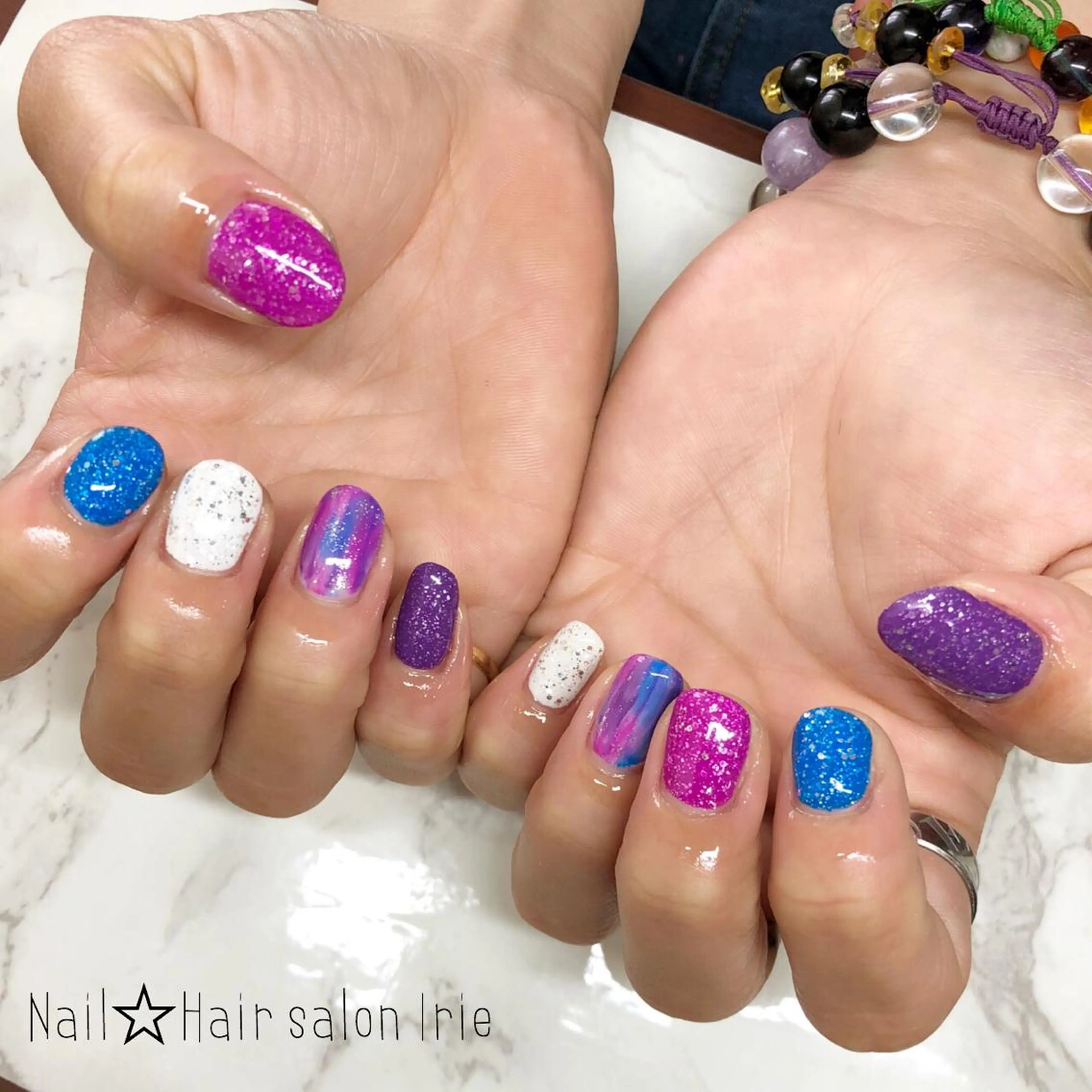 ネイル ハンドネイル ハンドケア Hair salon Irie所属・與儀 知佳のネイルデザイン