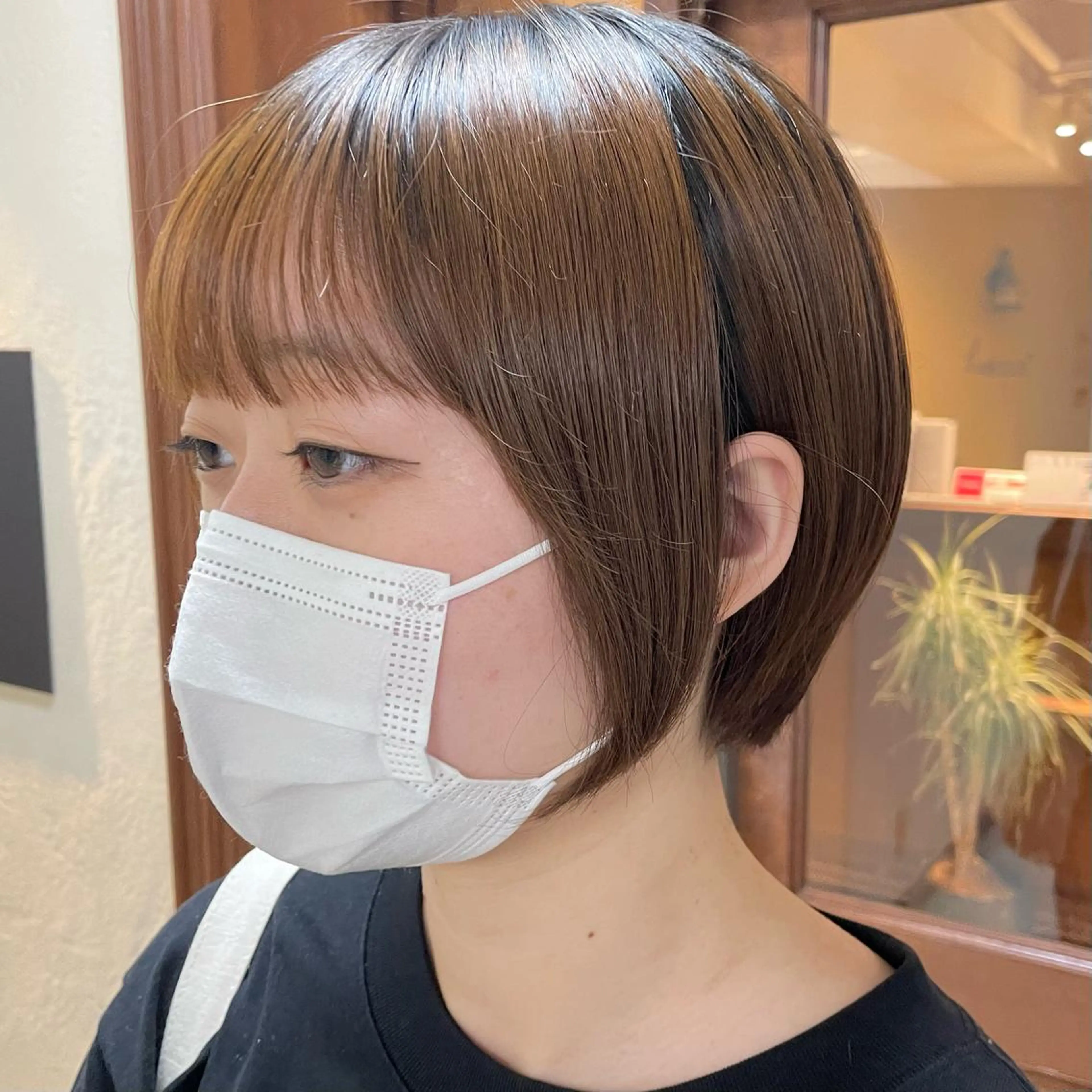 ショート カラー ヘアアレンジ maoブリーチ無し 似合わせカラーのヘアスタイル