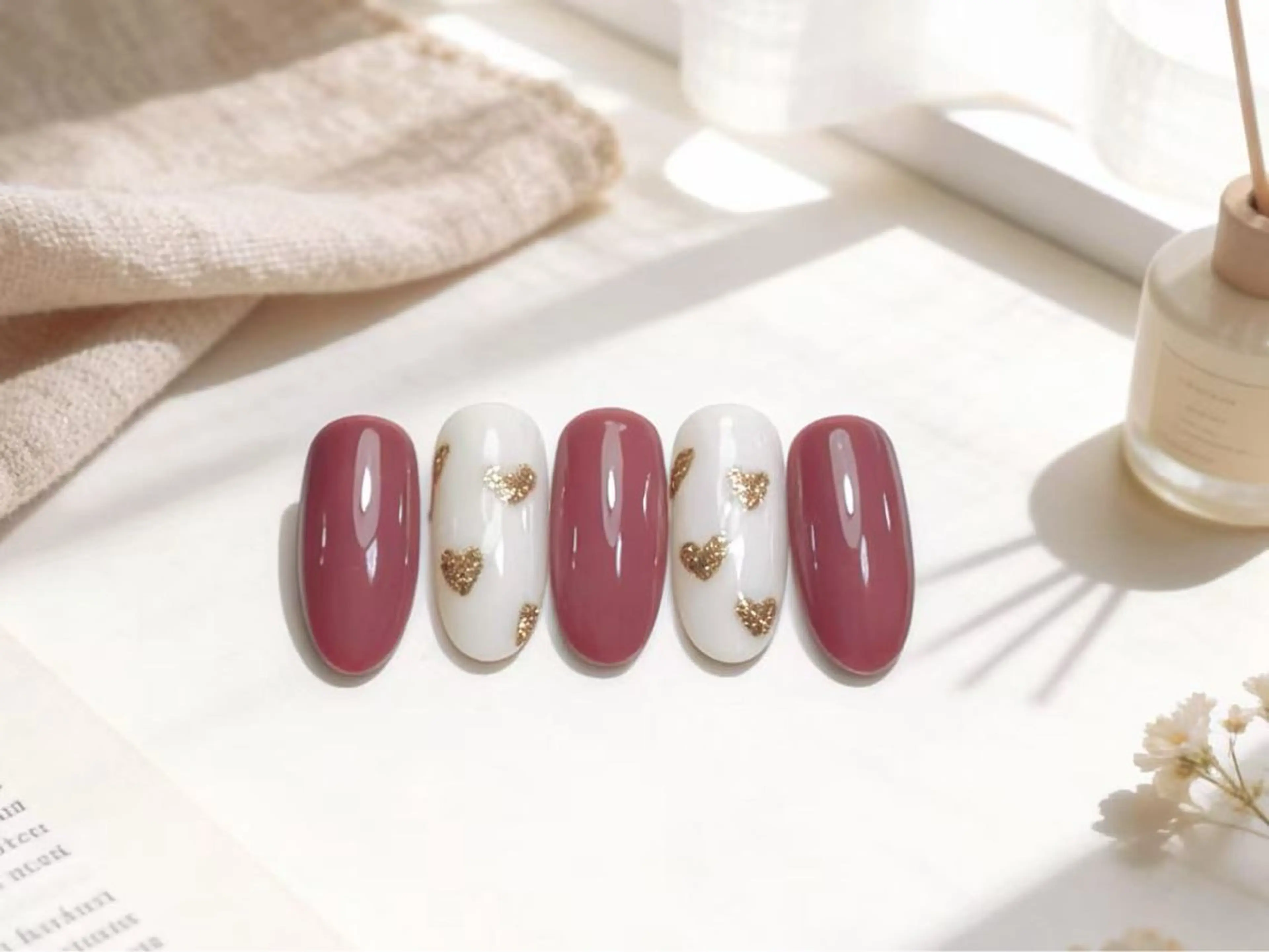 研修生 大切な愛ネイルの写真