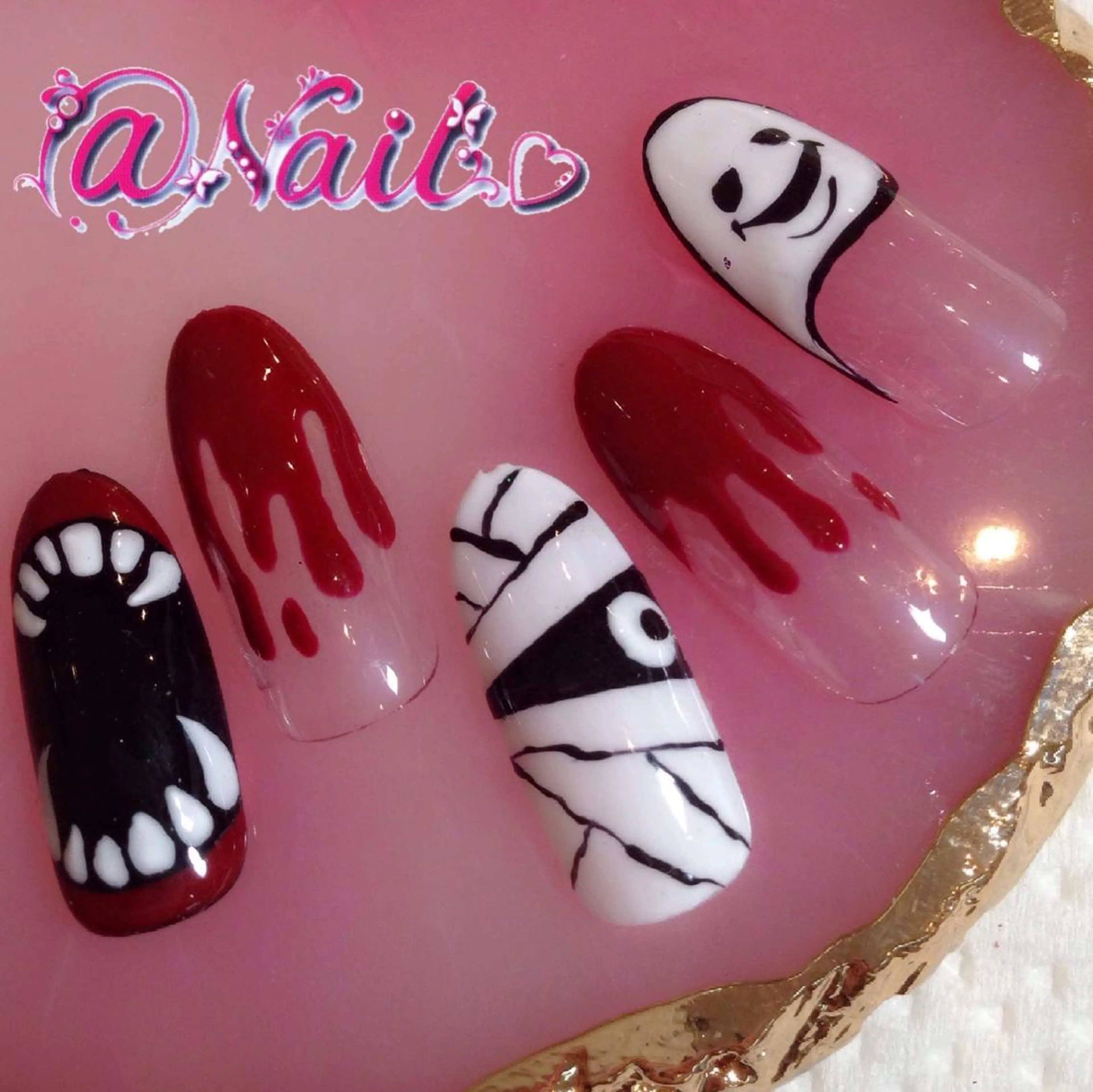 ネイル ネイルチップ 小尾 栞のネイルデザイン