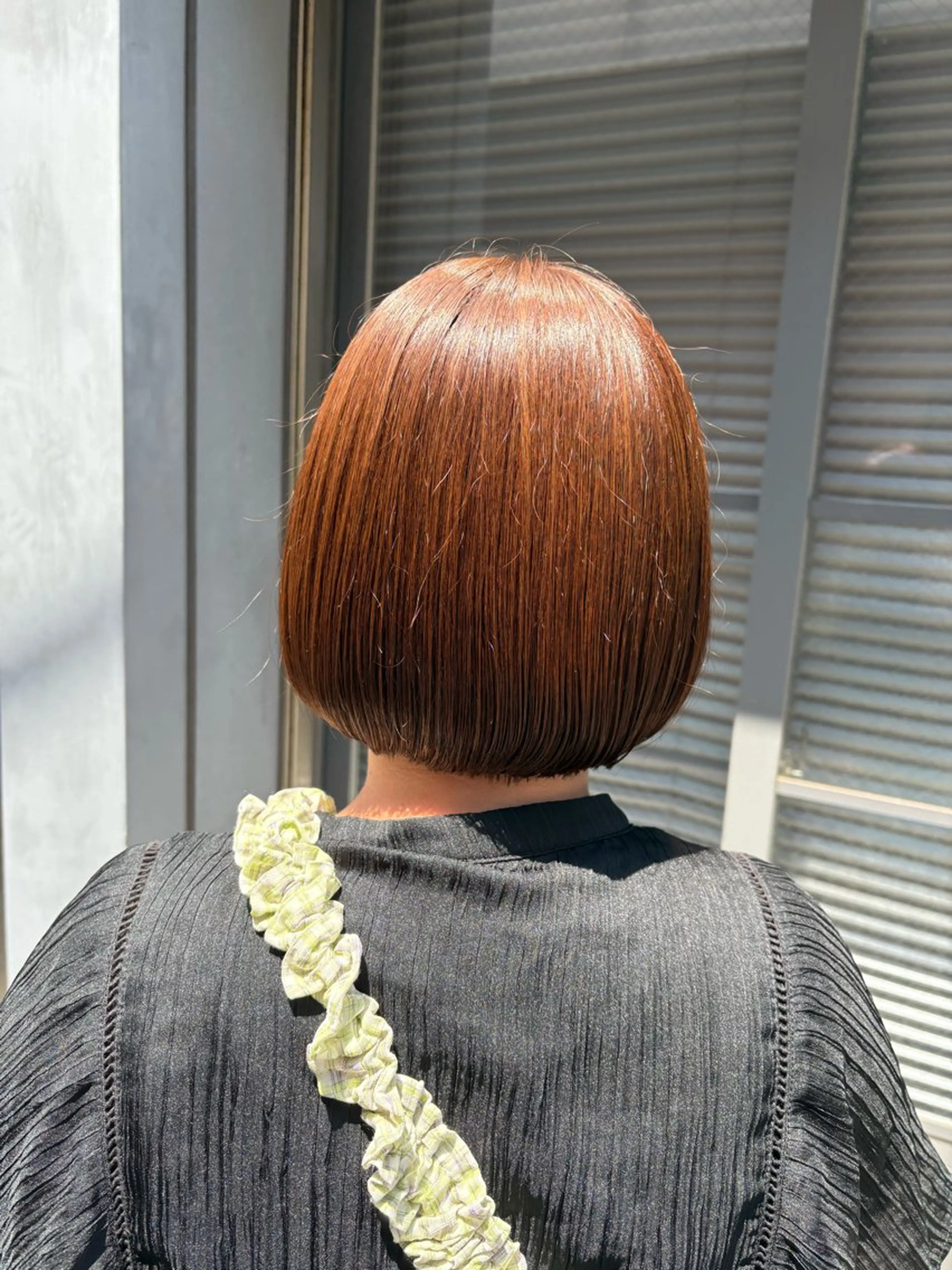 ショート ボブ トリートメント カット ヘアカラー トリートメント 🪸暖色艶カラー/ shiori🫧のヘアスタイル